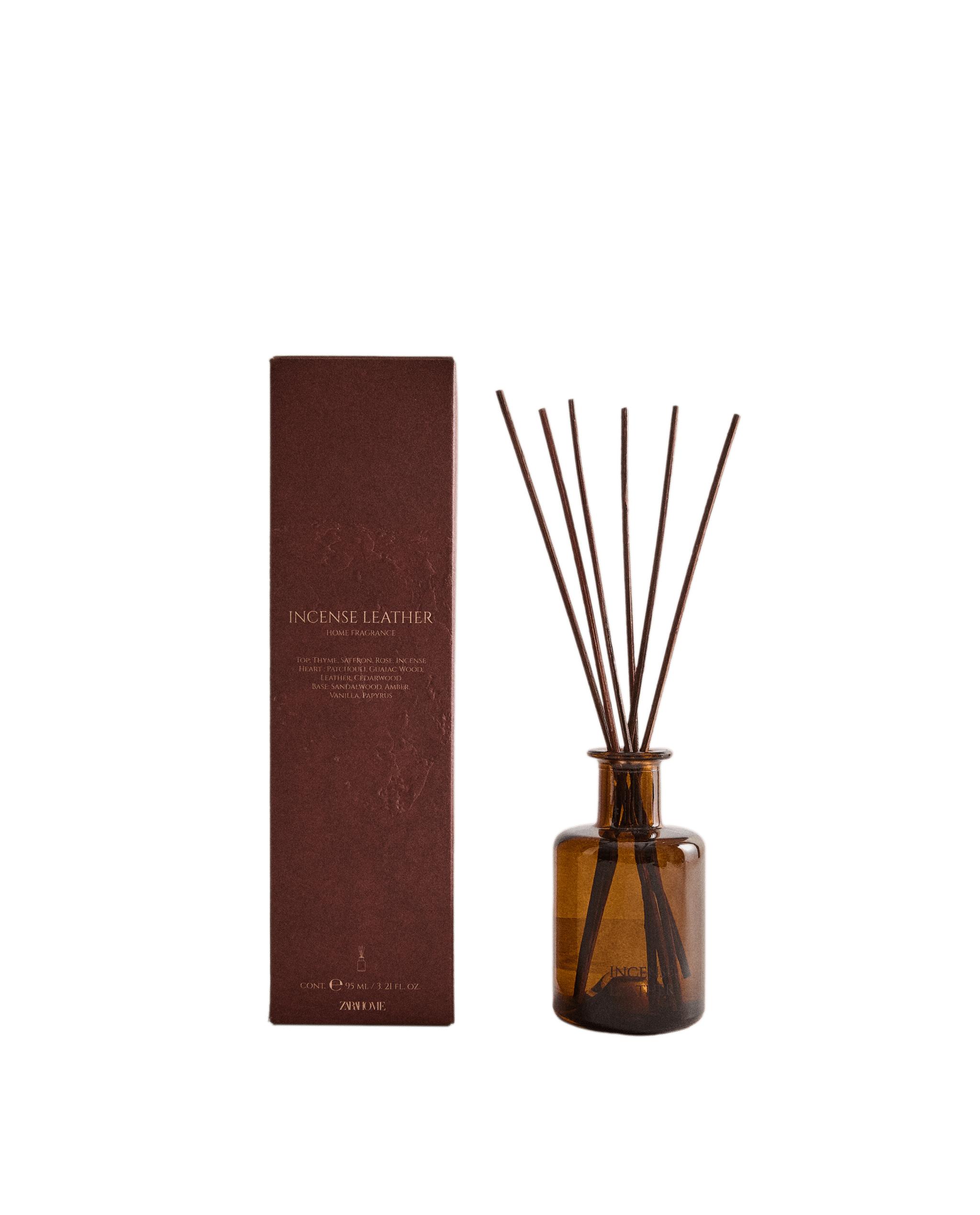 ZARA  ラージエッセンシャルディフューザー 95ML）INCENSE LEATHER リードディフューザー | Zara Home 日本/Japan
