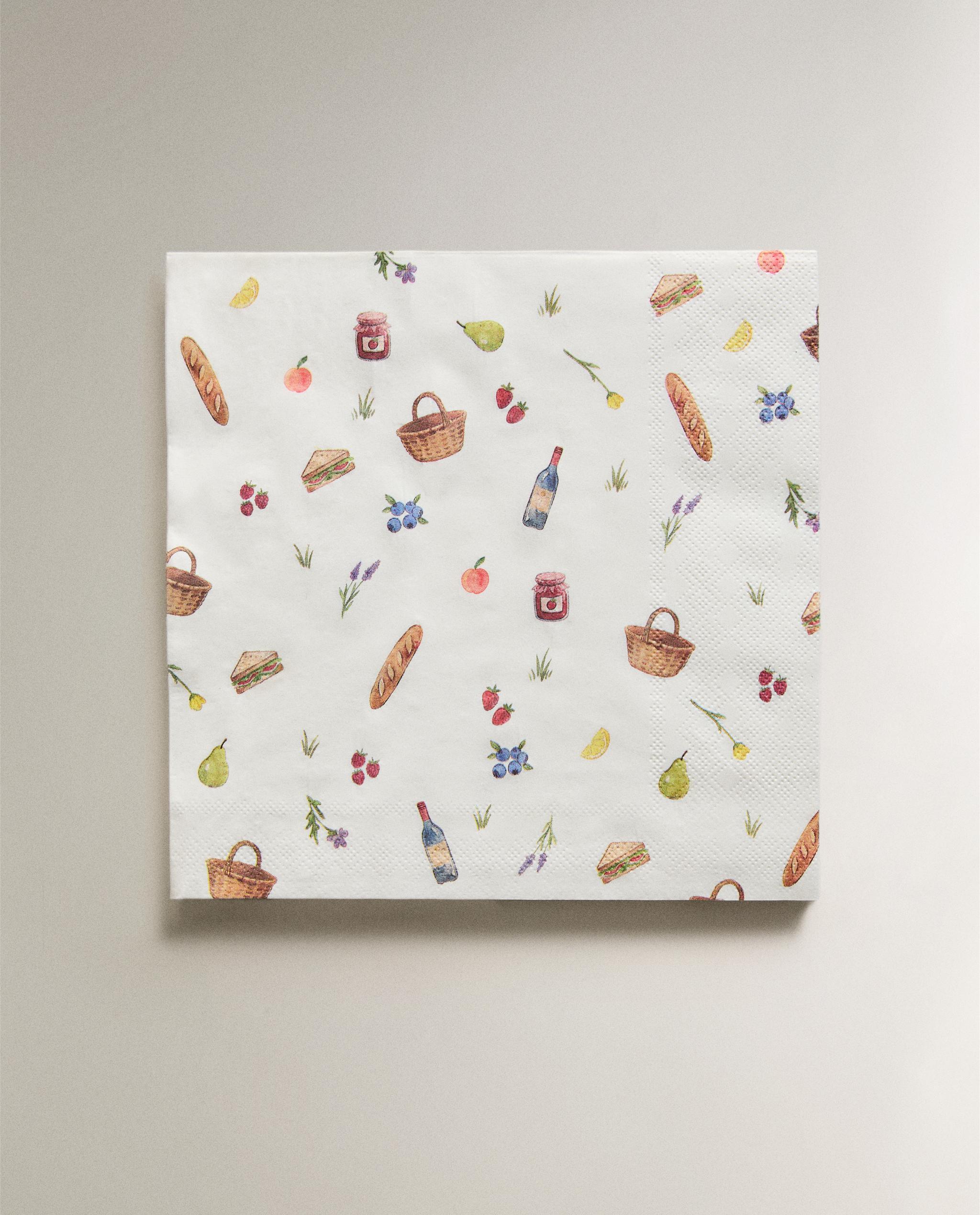 PACK OF PICNIC PAPER NAPKINS (PACK OF 20) product thumbnail 3