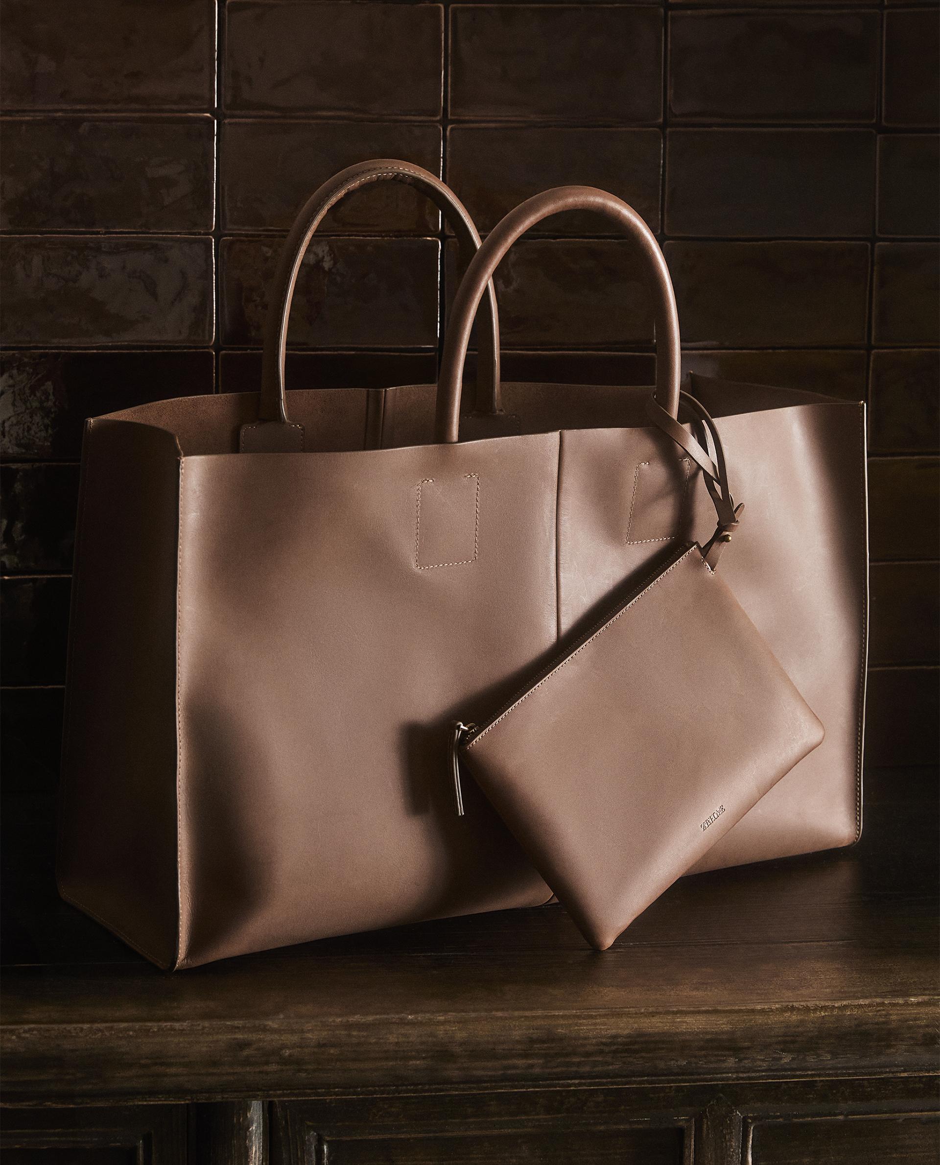 Zara tote bags for women sale