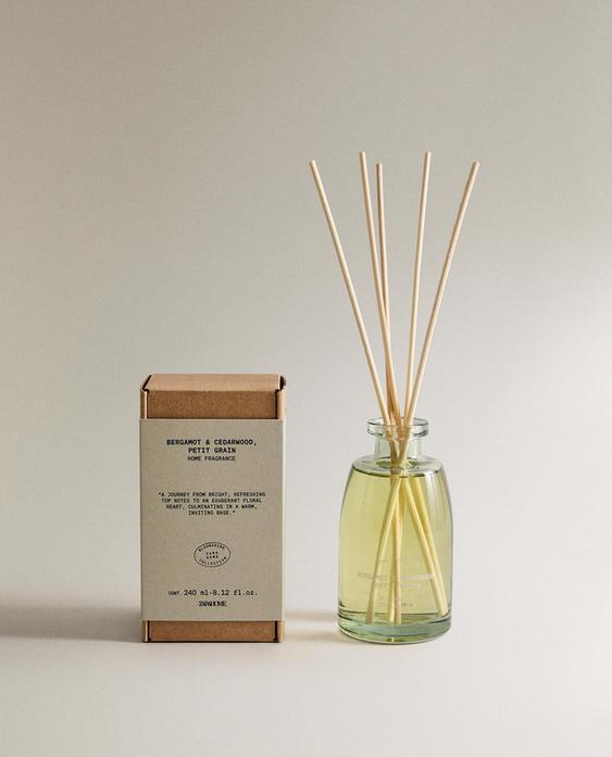 (240 ML) PROFUMI PER AMBIENTE CON BASTONCINI BERGAMOT & CEDARWOOD (240 ML) PROFUMI PER AMBIENTE CON BASTONCINI BERGAMOT & CEDARWOOD