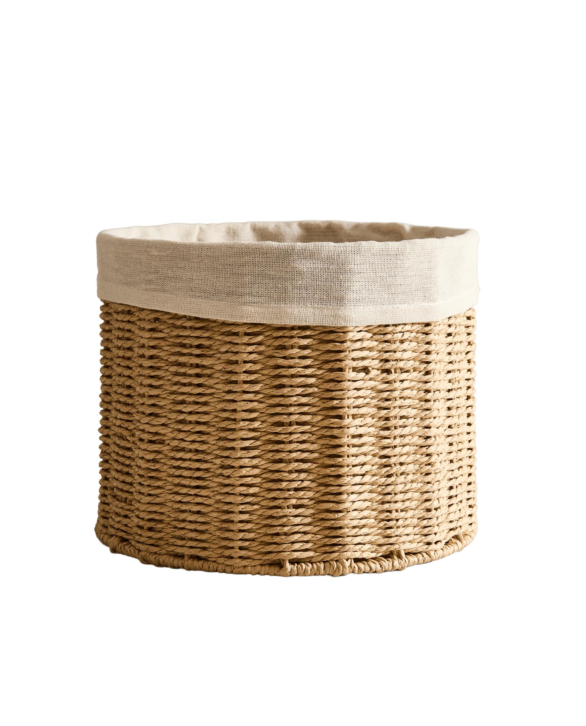 ROUND BASKET WITH COTTON LINING product thumbnail 6