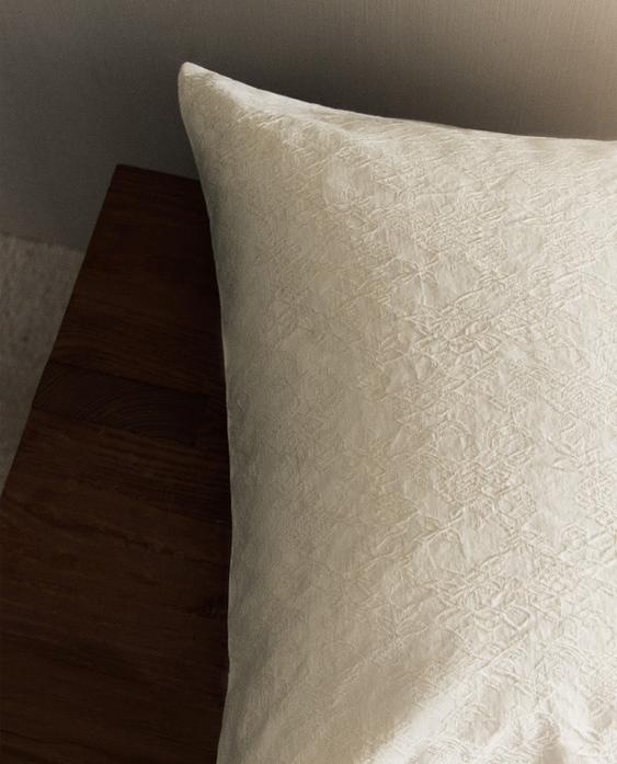 غلاف مخدة قطن جاكار