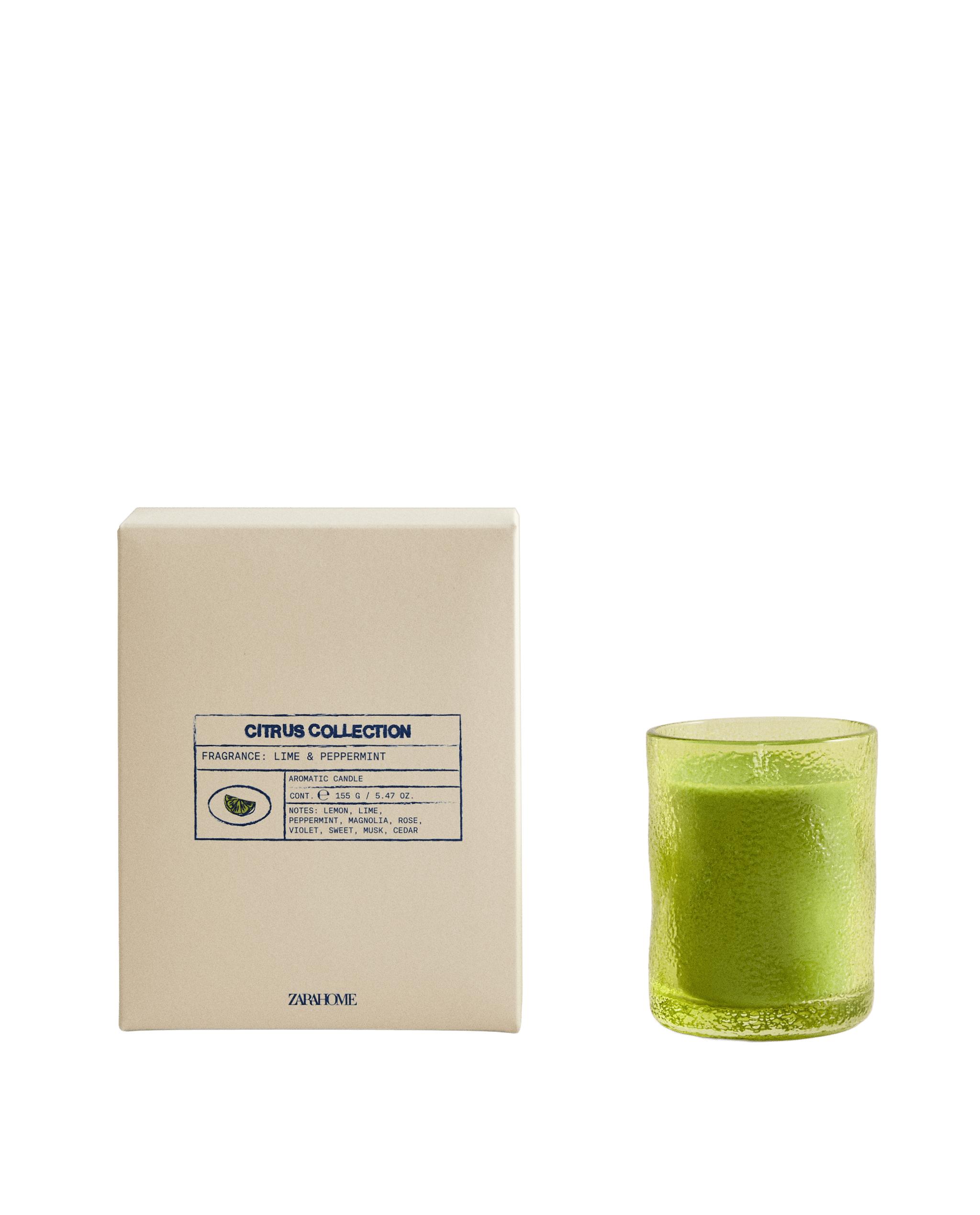 LIME & PEPPERMINT SCENTED CANDLES product thumbnail 2