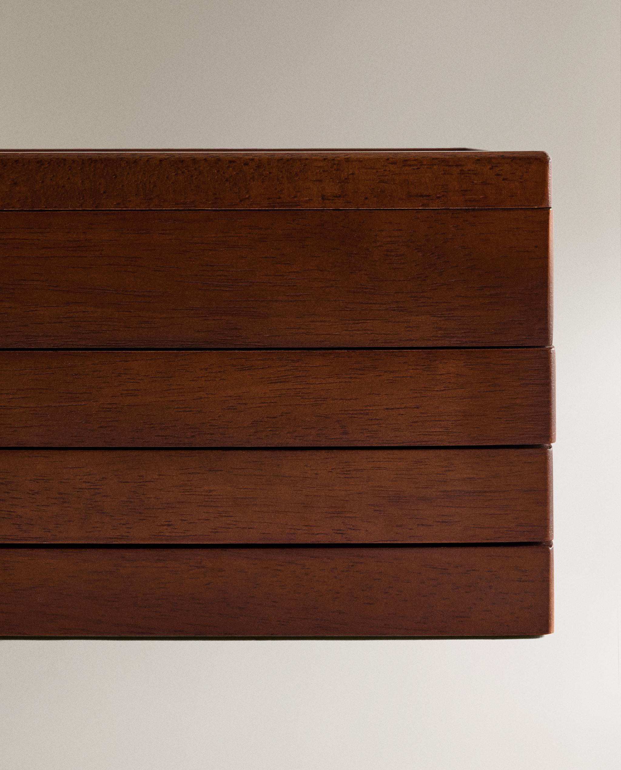 LARGE WOODEN JEWELLERY BOX product thumbnail 2