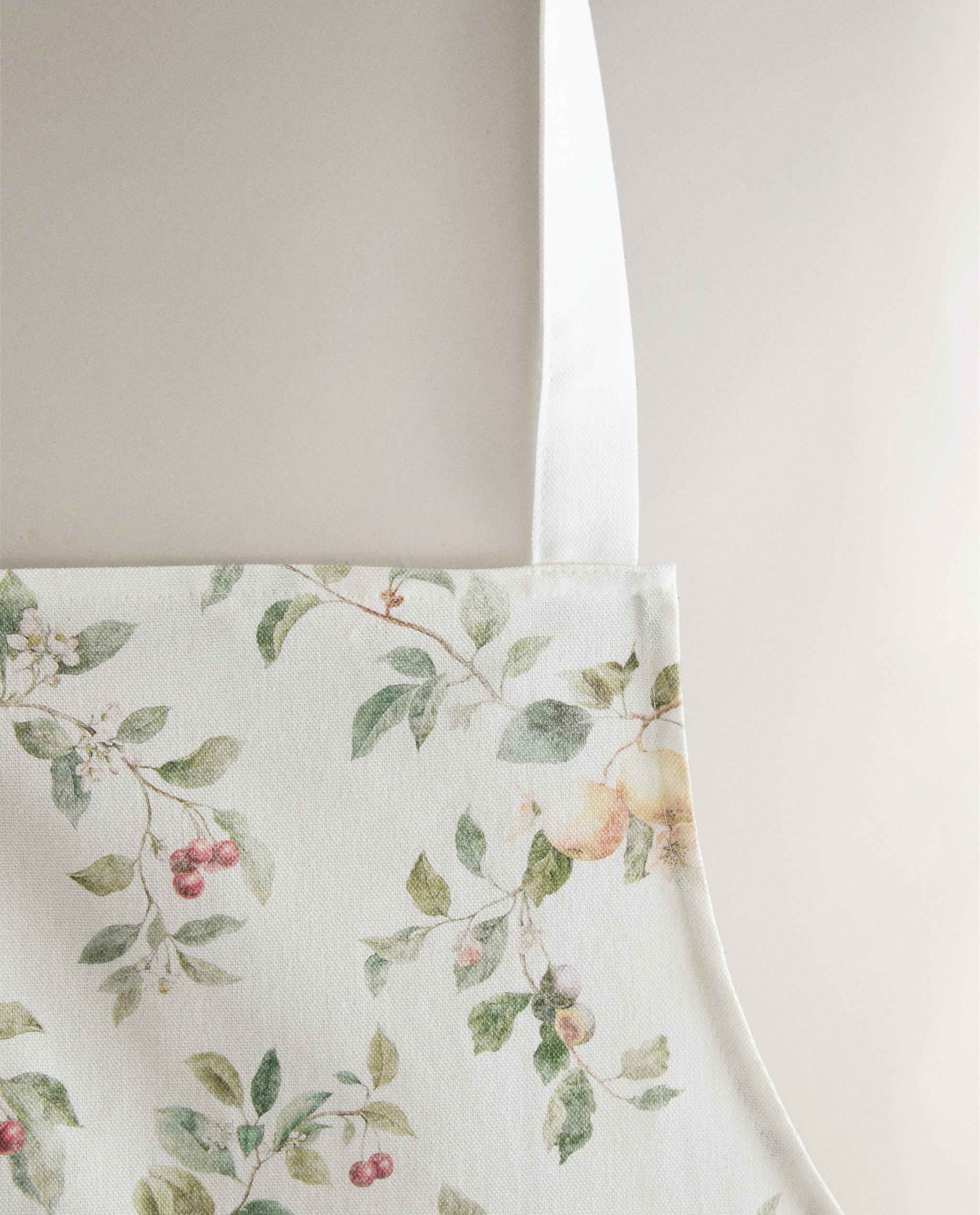FLORAL COTTON APRON product thumbnail 5