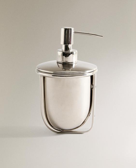SHINY METAL SOAP DISPENSER