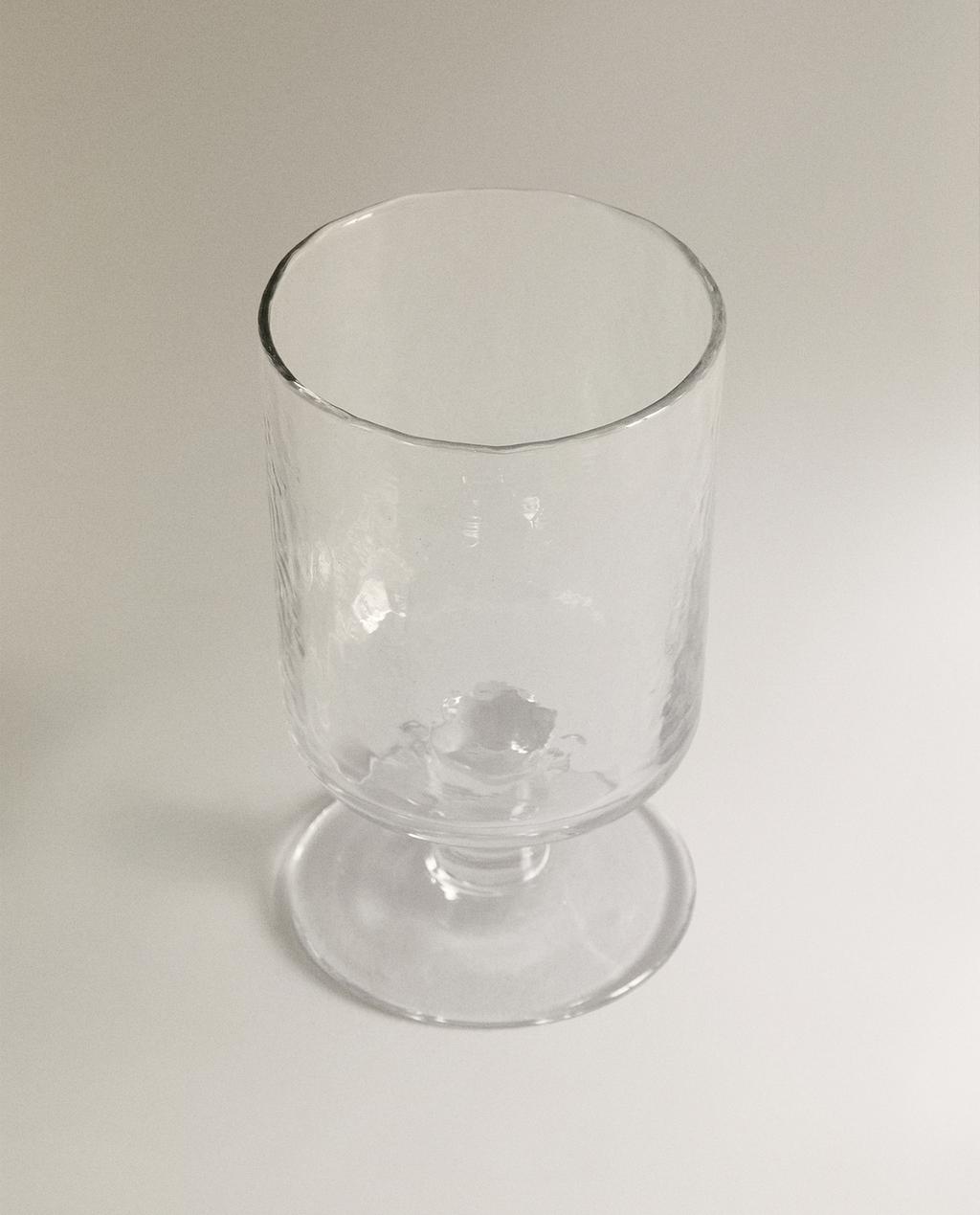 HAMMERED GLASS TUMBLER