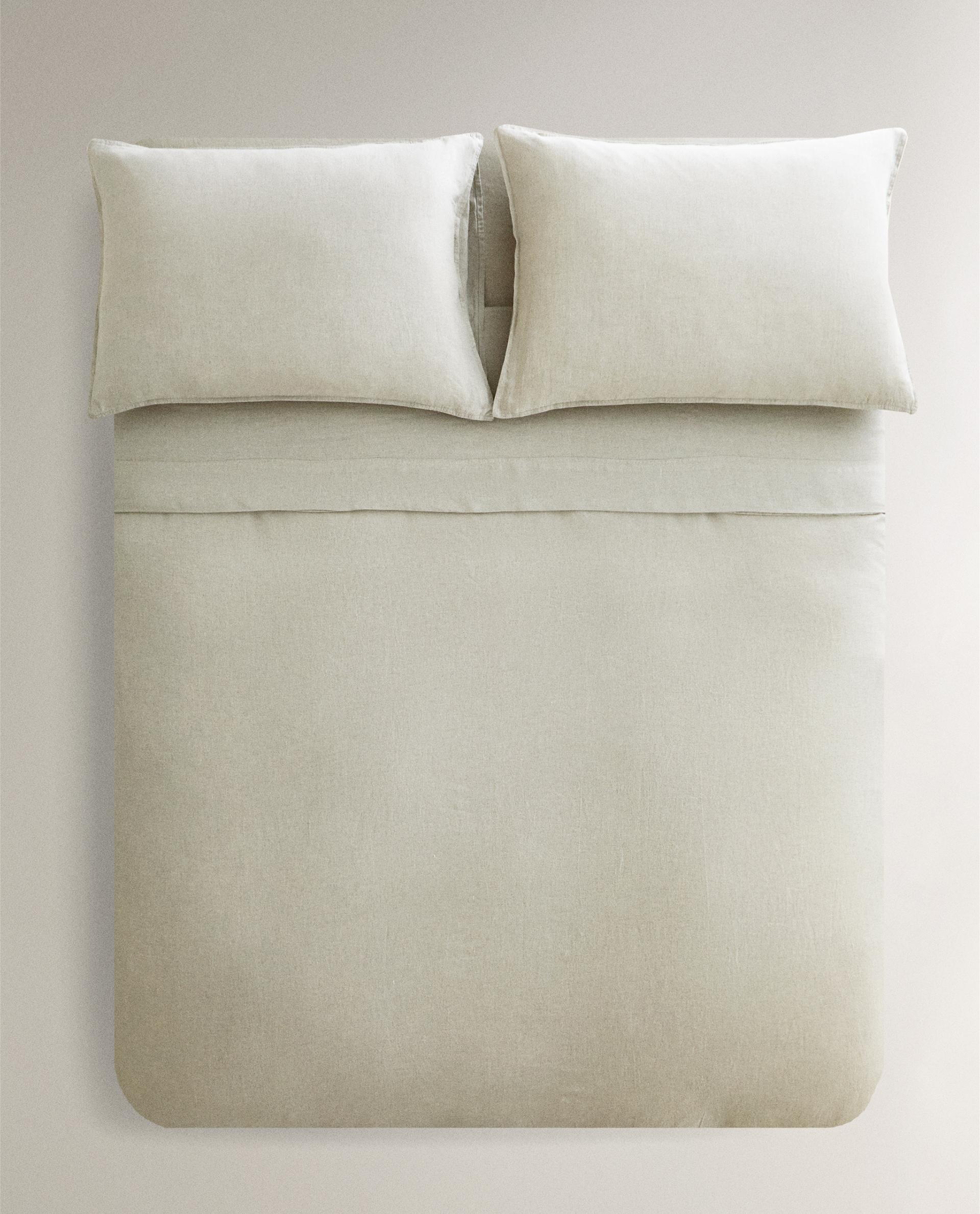 (160 GxM²) WASHED LINEN DUVET COVER