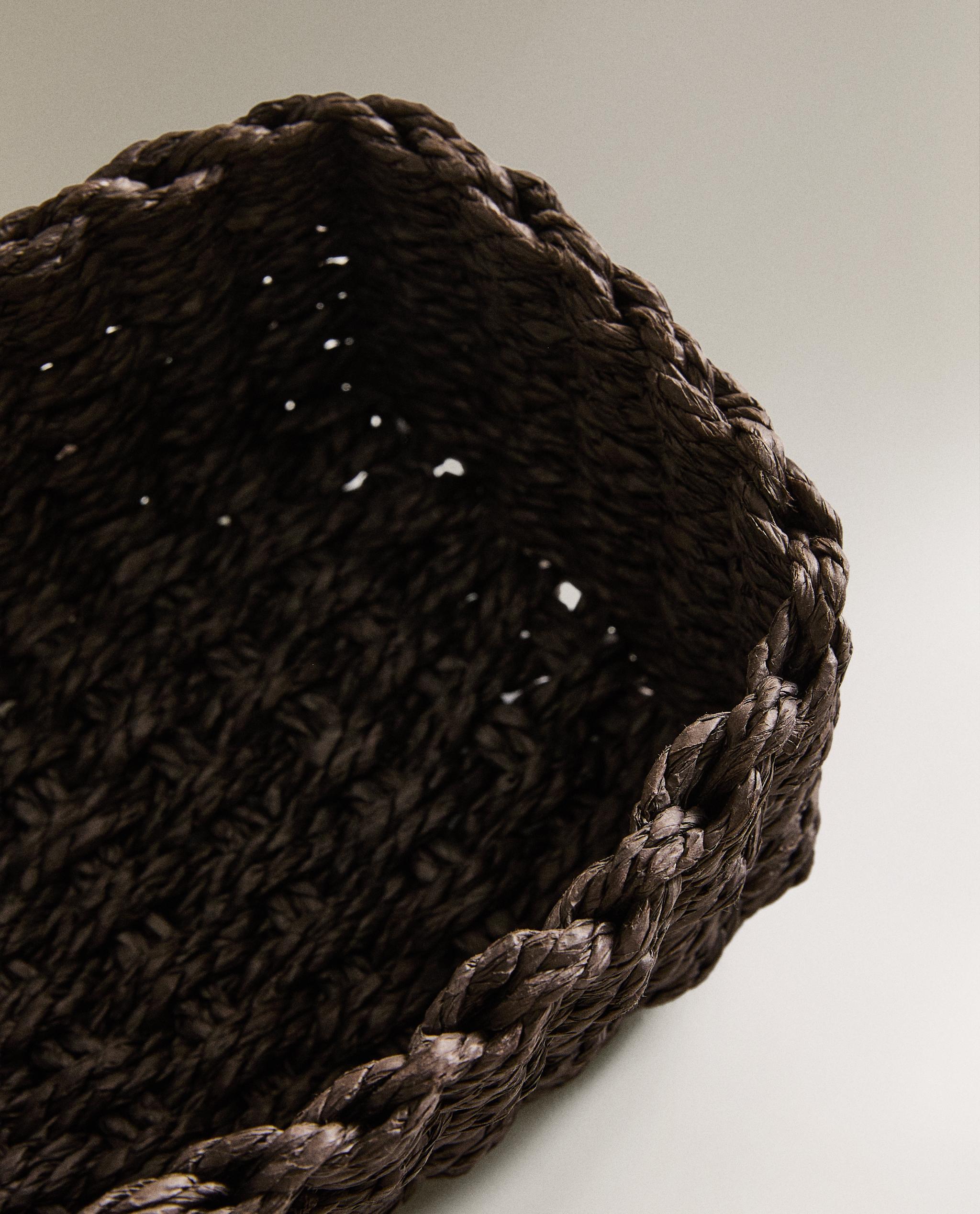 WOVEN PAPER BASKET