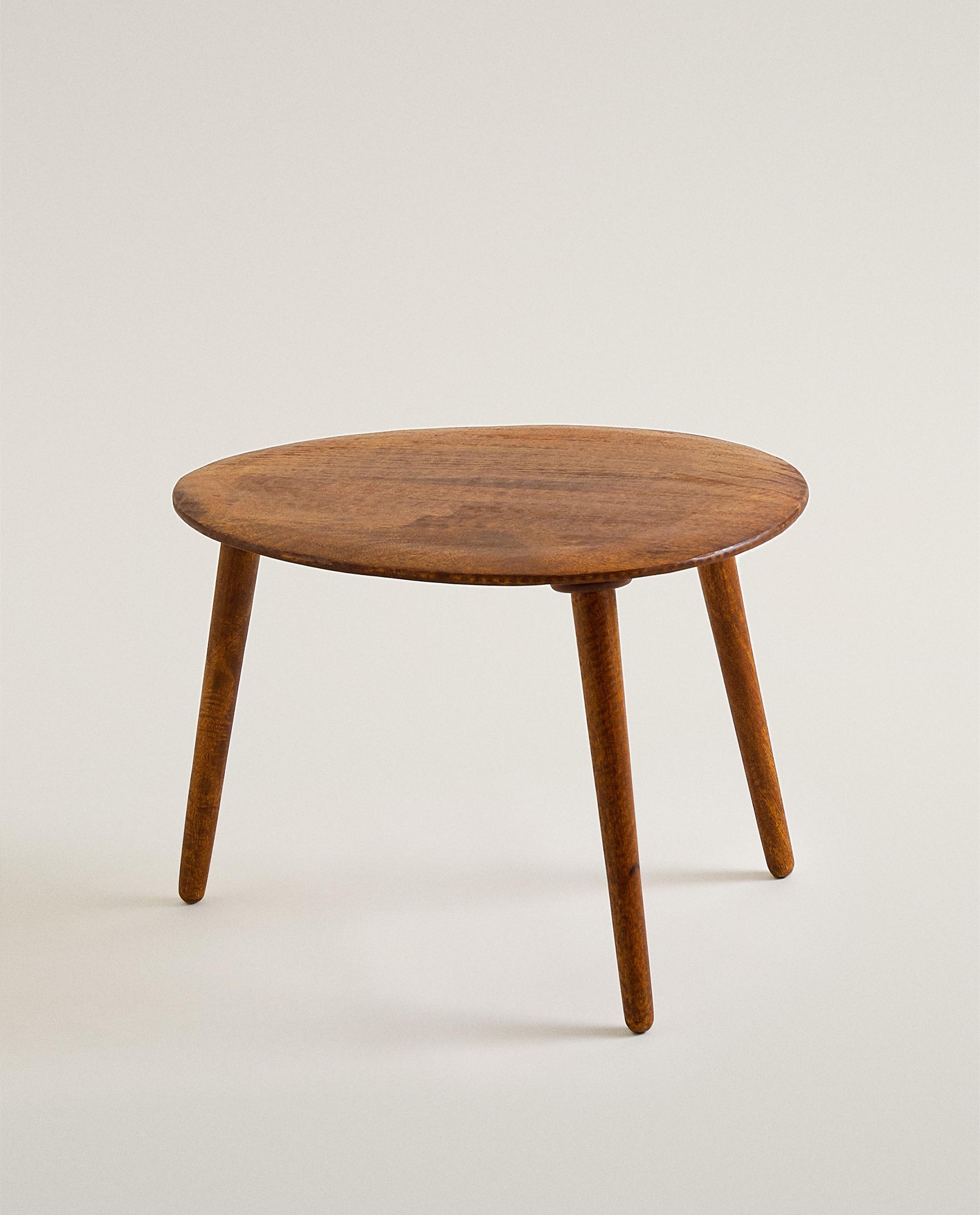 TABLE BASSE EN BOIS BISELÉ — Zara Home
