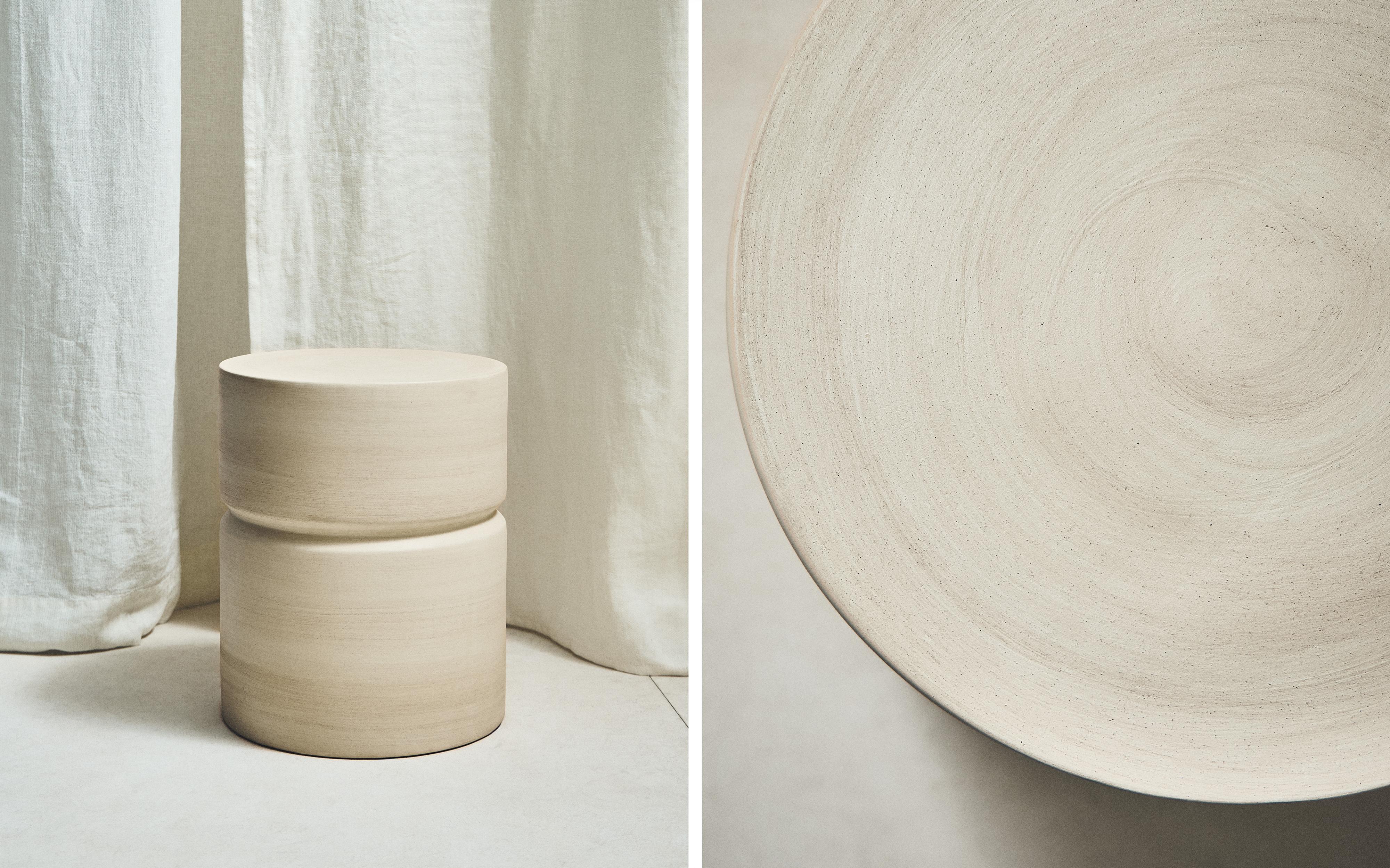 STONEWARE SIDE TABLE