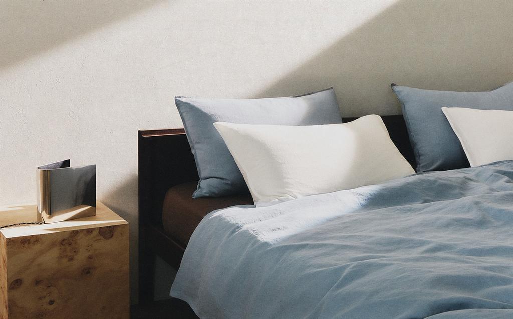 WASHED LINEN DUVET COVER (140 GXM²)