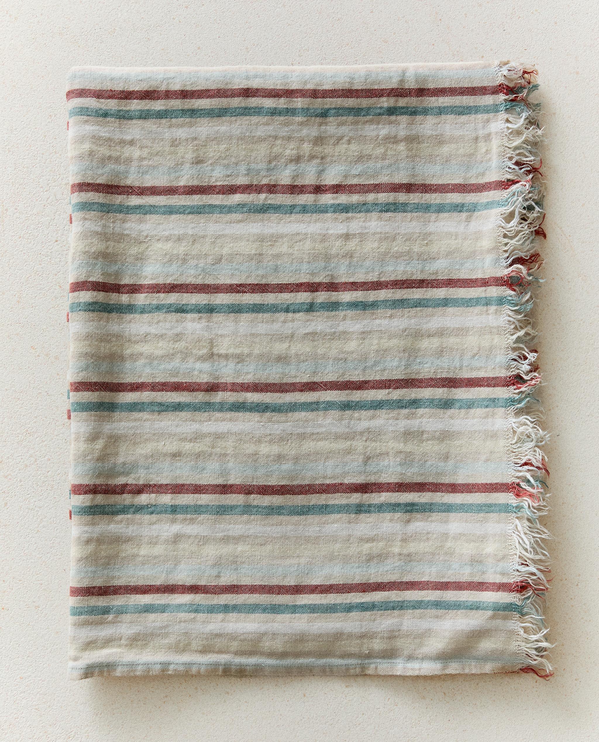 STRIPED LINEN BATH TOWEL product thumbnail 8