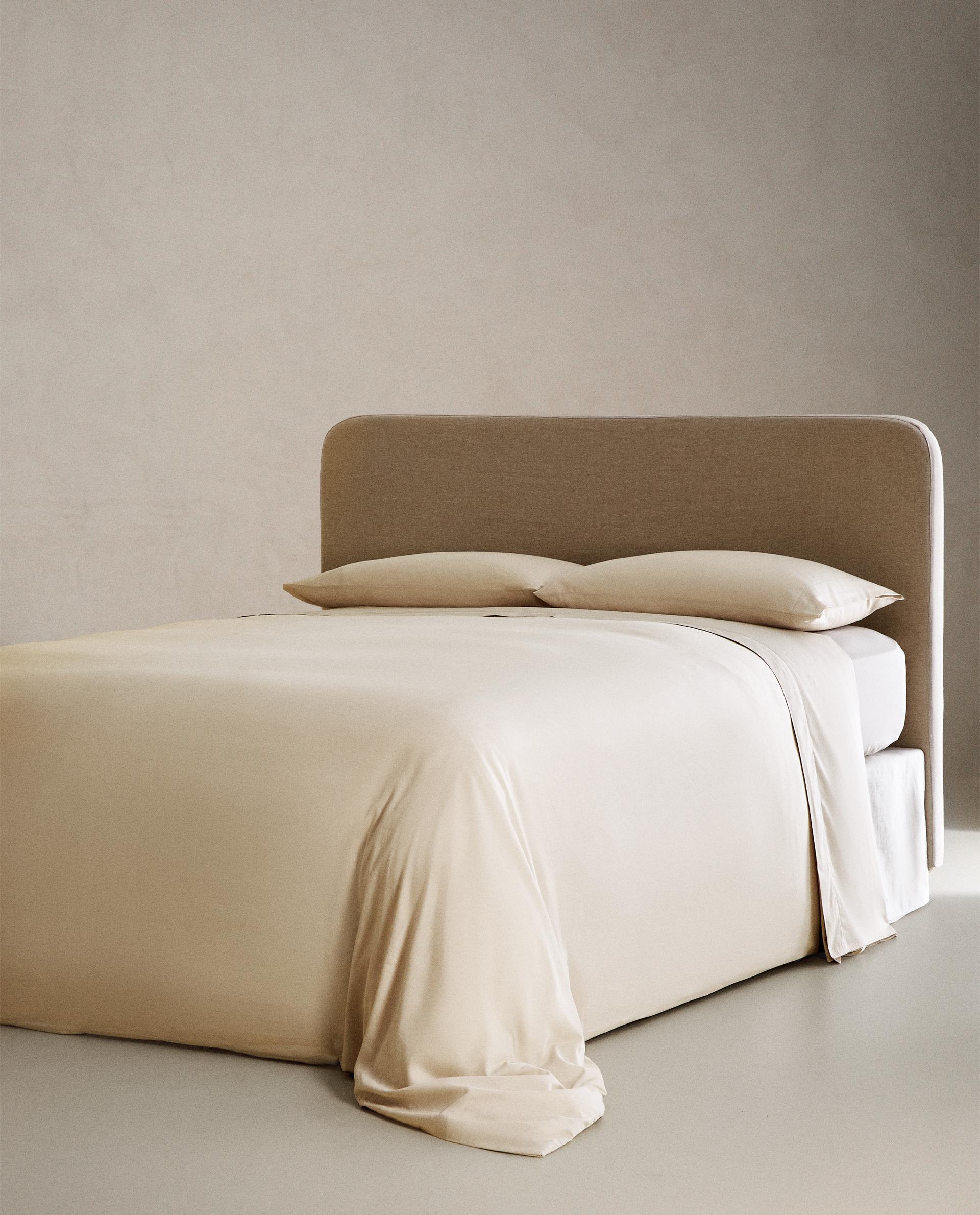 サテン ボックスシーツ | 高さ30CM（300スレッド） サテン ボックスシーツ | 高さ40CM（300スレッド） | Zara Home 日本/Japan