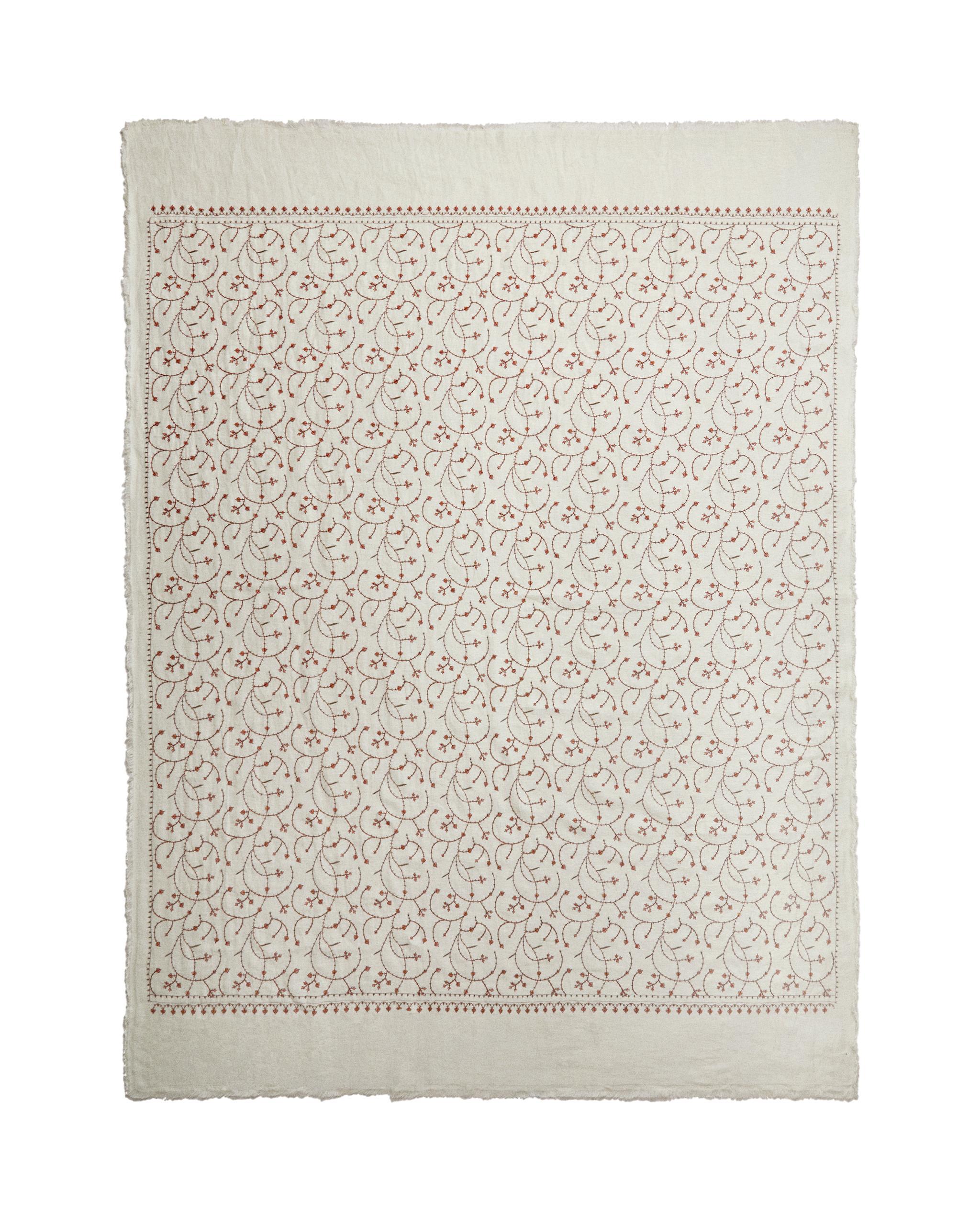 EMBROIDERED LINEN THROW product thumbnail 2