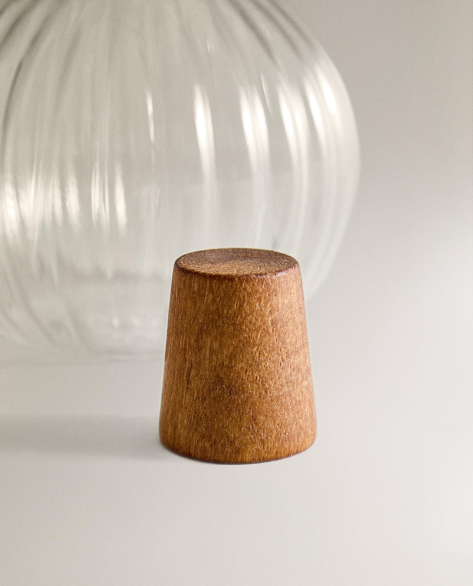 BOROSILICATE AND WOOD CRUET SET product thumbnail 2