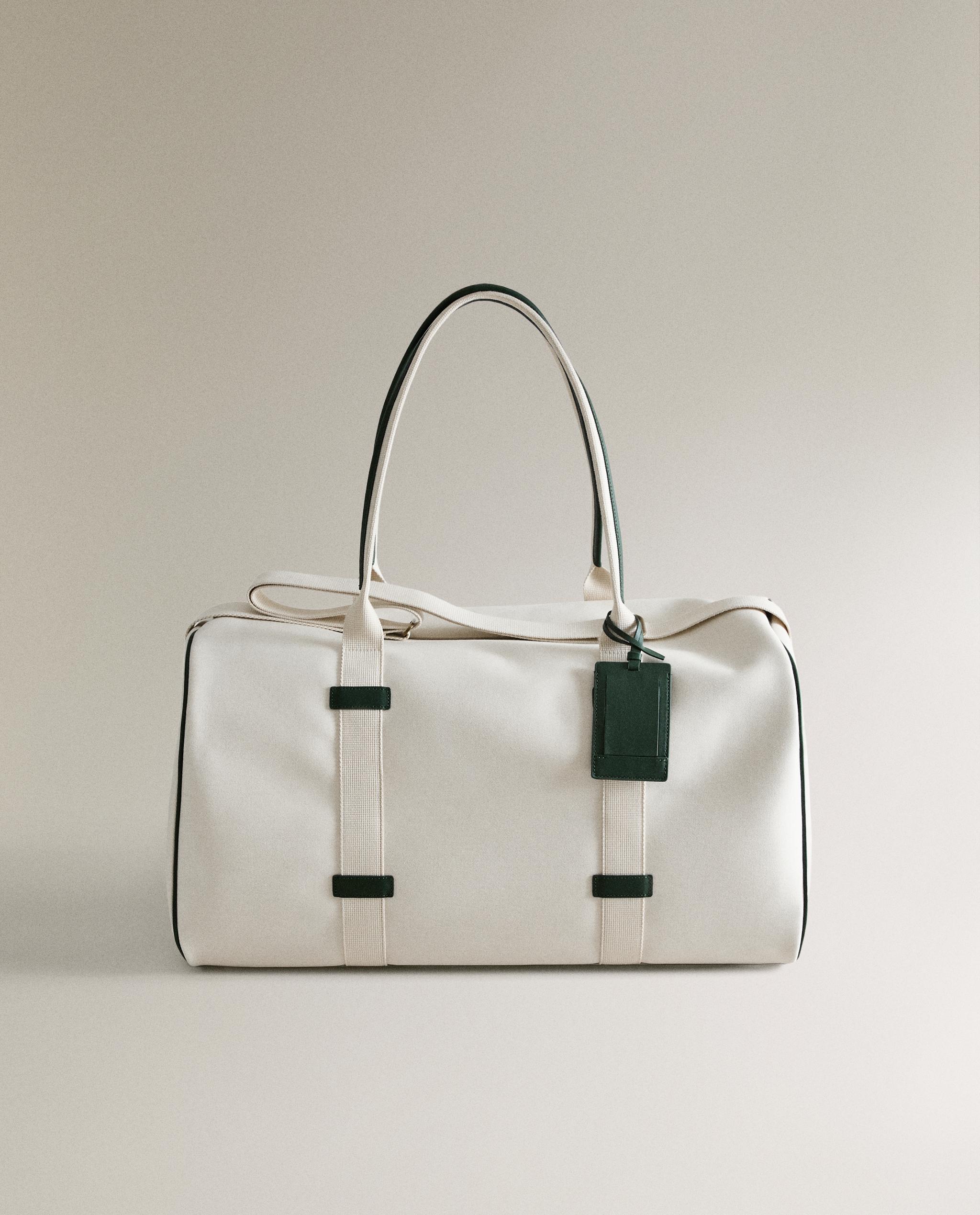 コットン＆レザー トラベルバッグ | Zara Home 日本/Japan