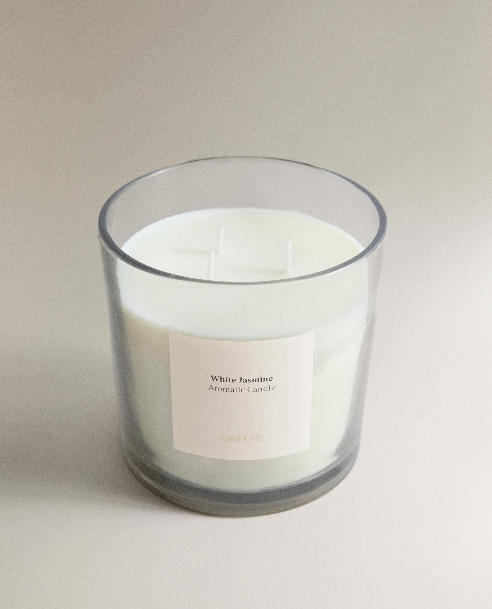 (620 G) WHITE JASMINE SCENTED CANDLE product thumbnail 8