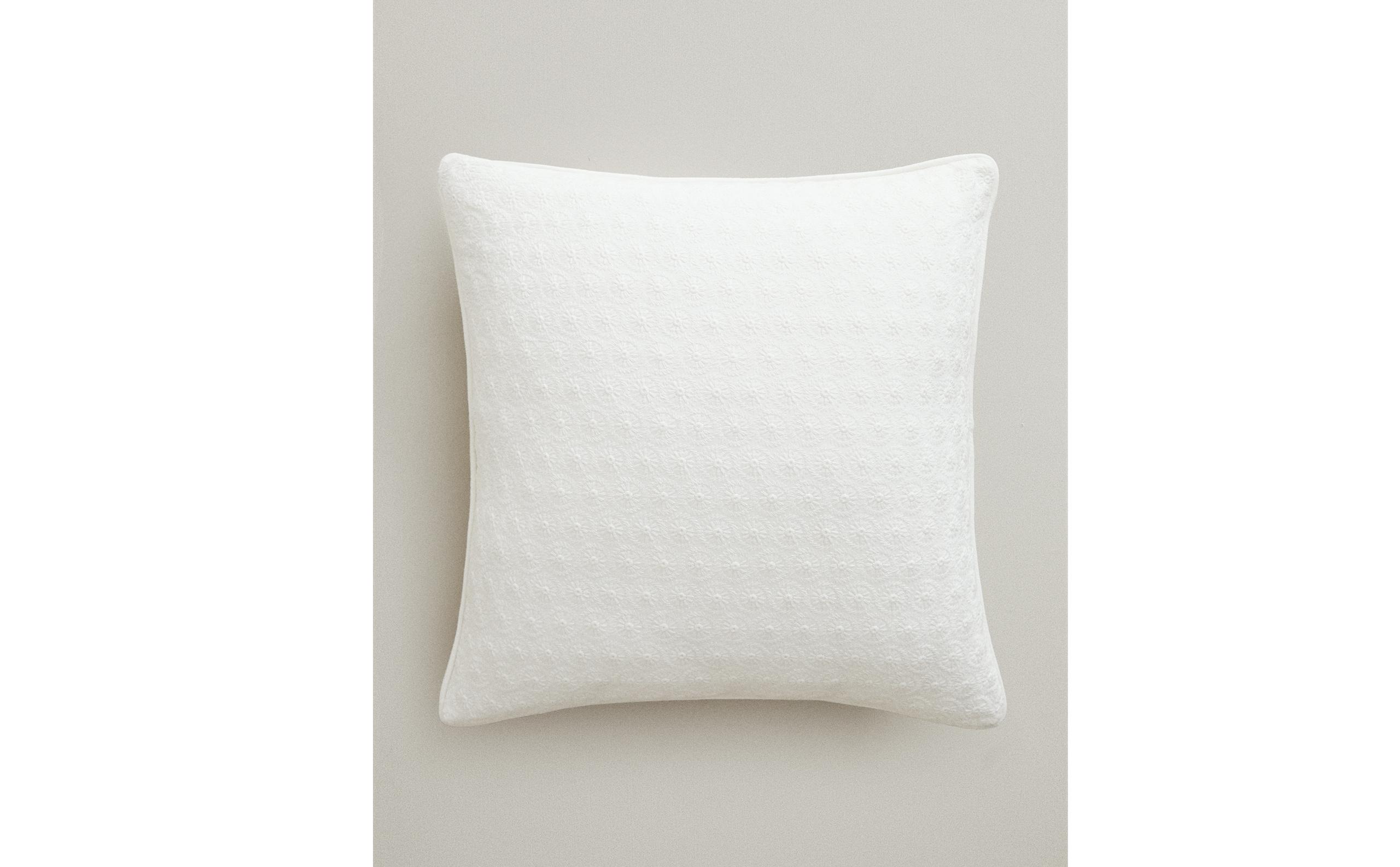 CUSHION COVER WITH FLORAL EMBROIDERY product thumbnail 11