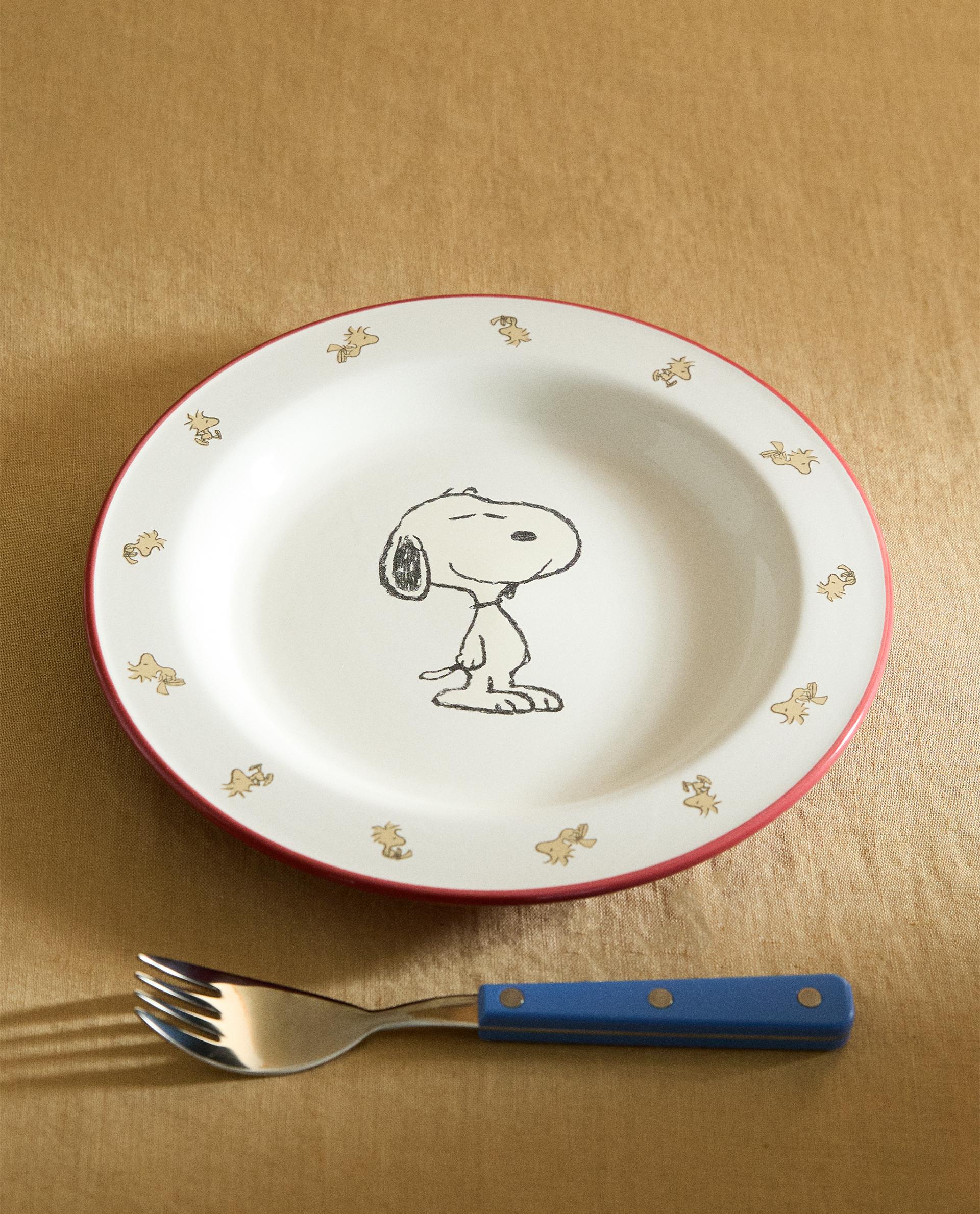 PIATTO PER BAMBINI IN CERAMICA CON PEANUTS ™