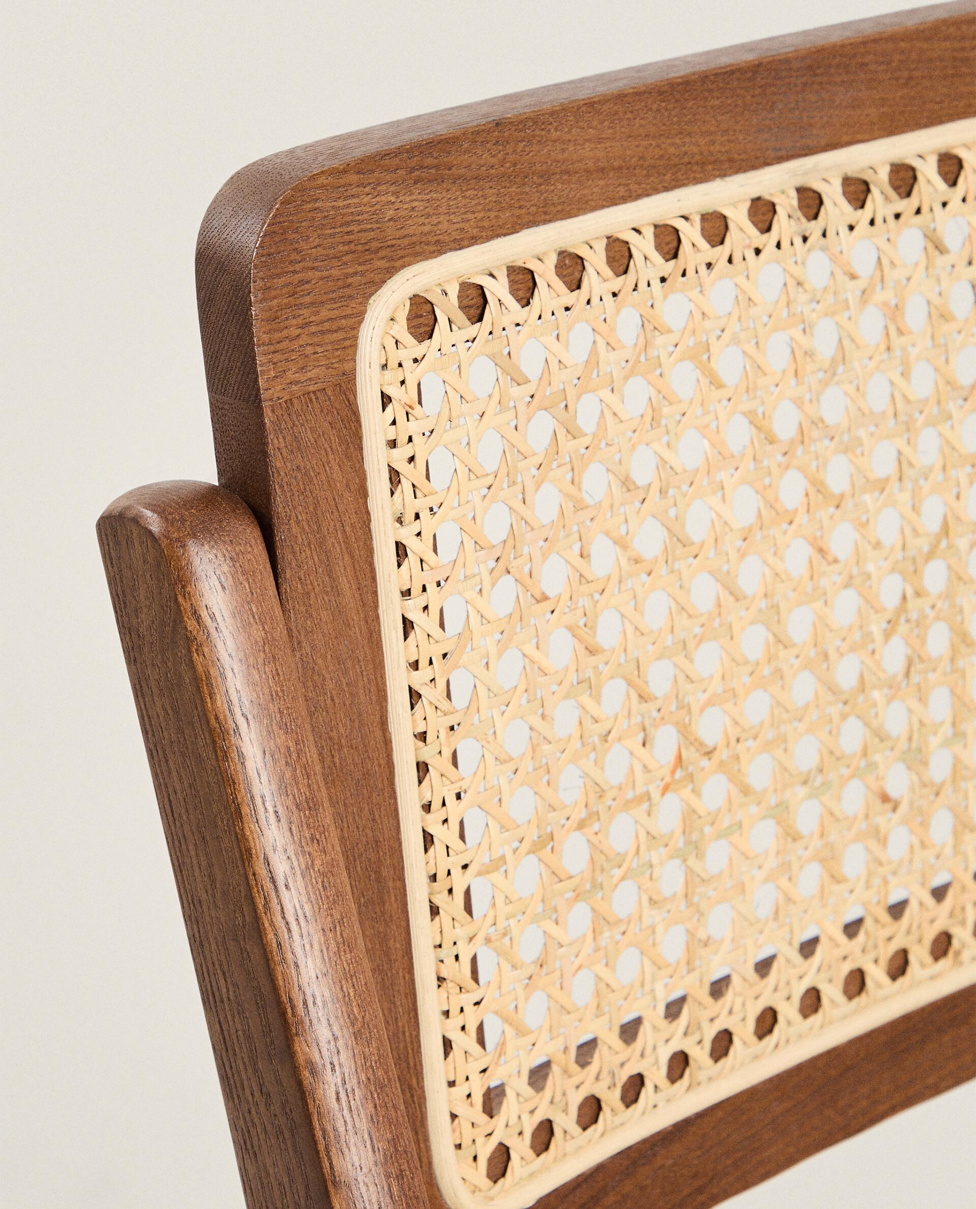 RATTAN AND WOOD FOLDING CHAIR | Zara Home United States of America