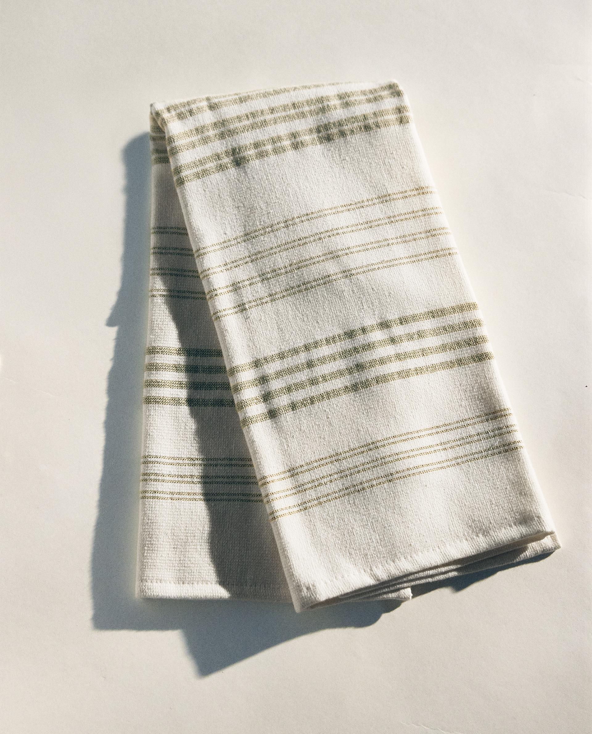 STRIPED COTTON TERRY TEA TOWEL product thumbnail 9