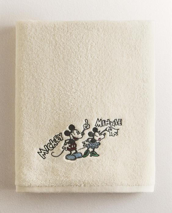 KIDS' MICKEY & MINNIE ©DISNEY PRINT TERRY TOWEL