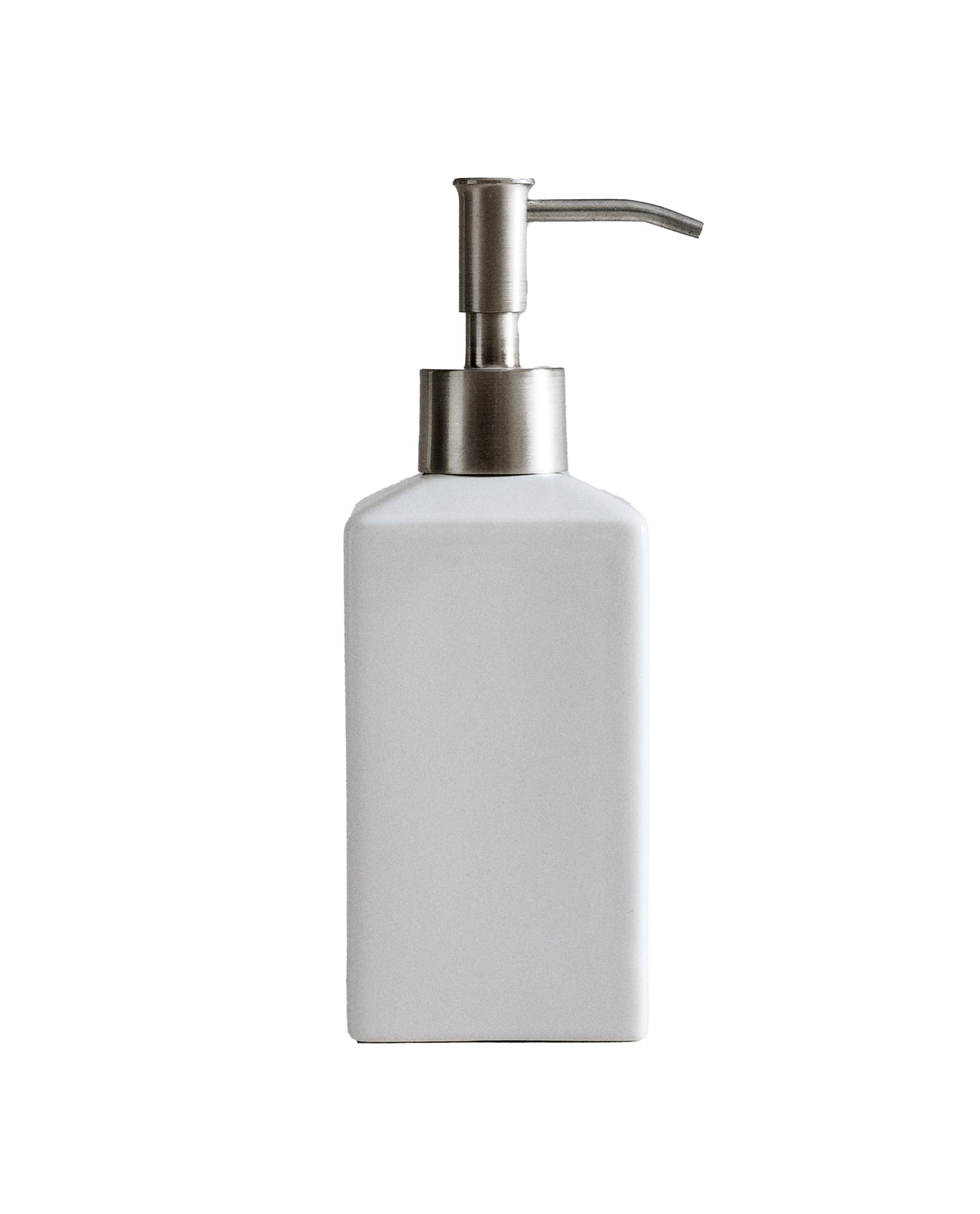 WHITE EARTHENWARE SOAP DISPENSER product thumbnail 10