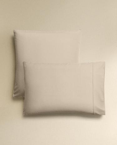 FRONHA DE TRAVESSEIRO DE ALGODÃO PERCAL (300 FIOS)
