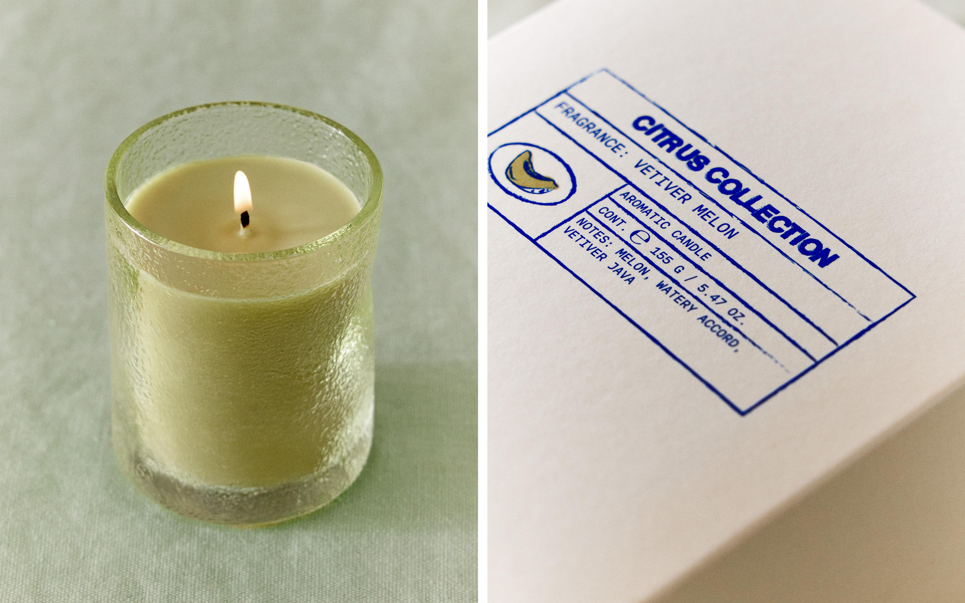 キャンドル アロマティックキャンドル VETIVER MELON (155 G) | Zara Home 日本/Japan