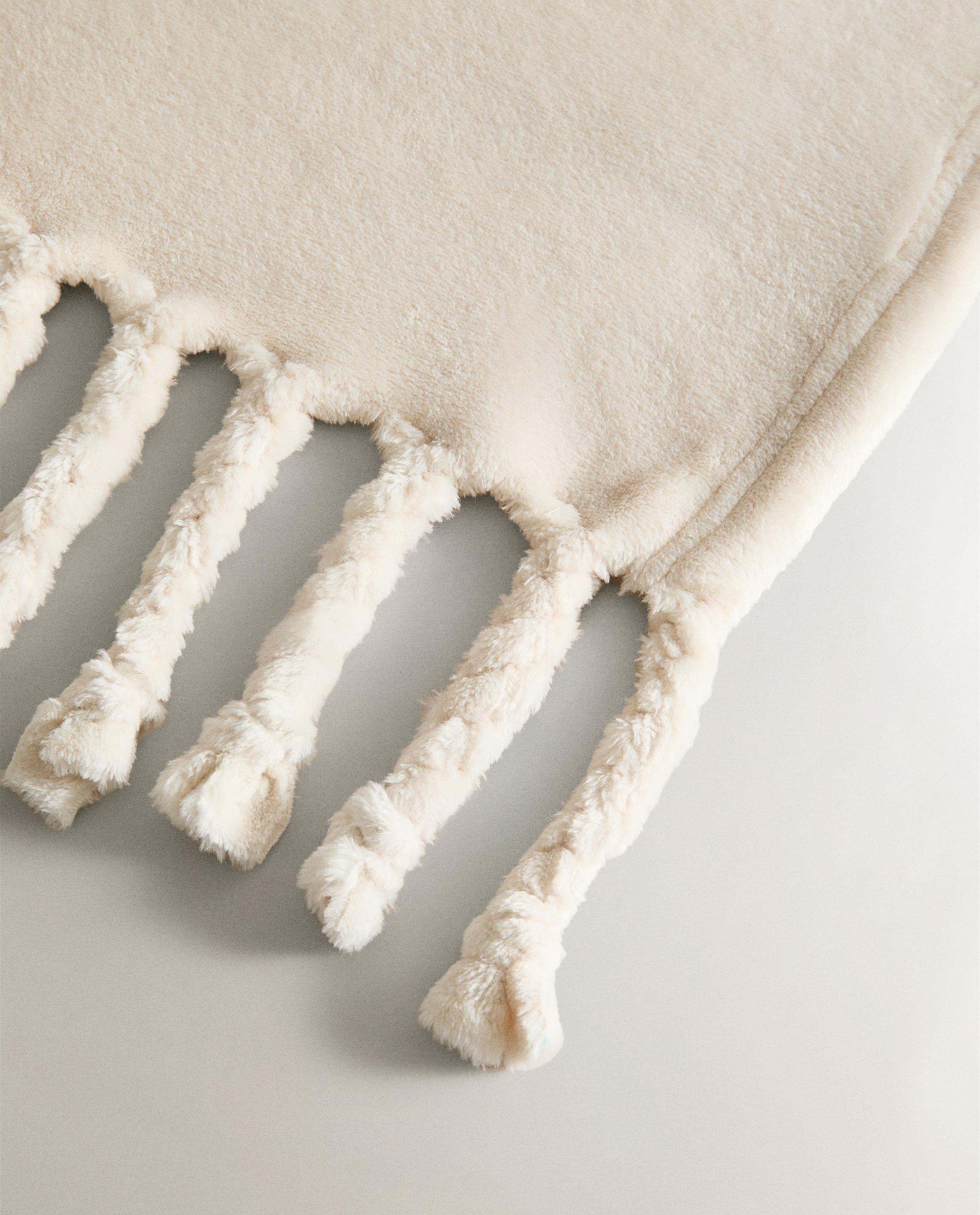 フリンジ フリース ブランケット | Zara Home 日本/Japan