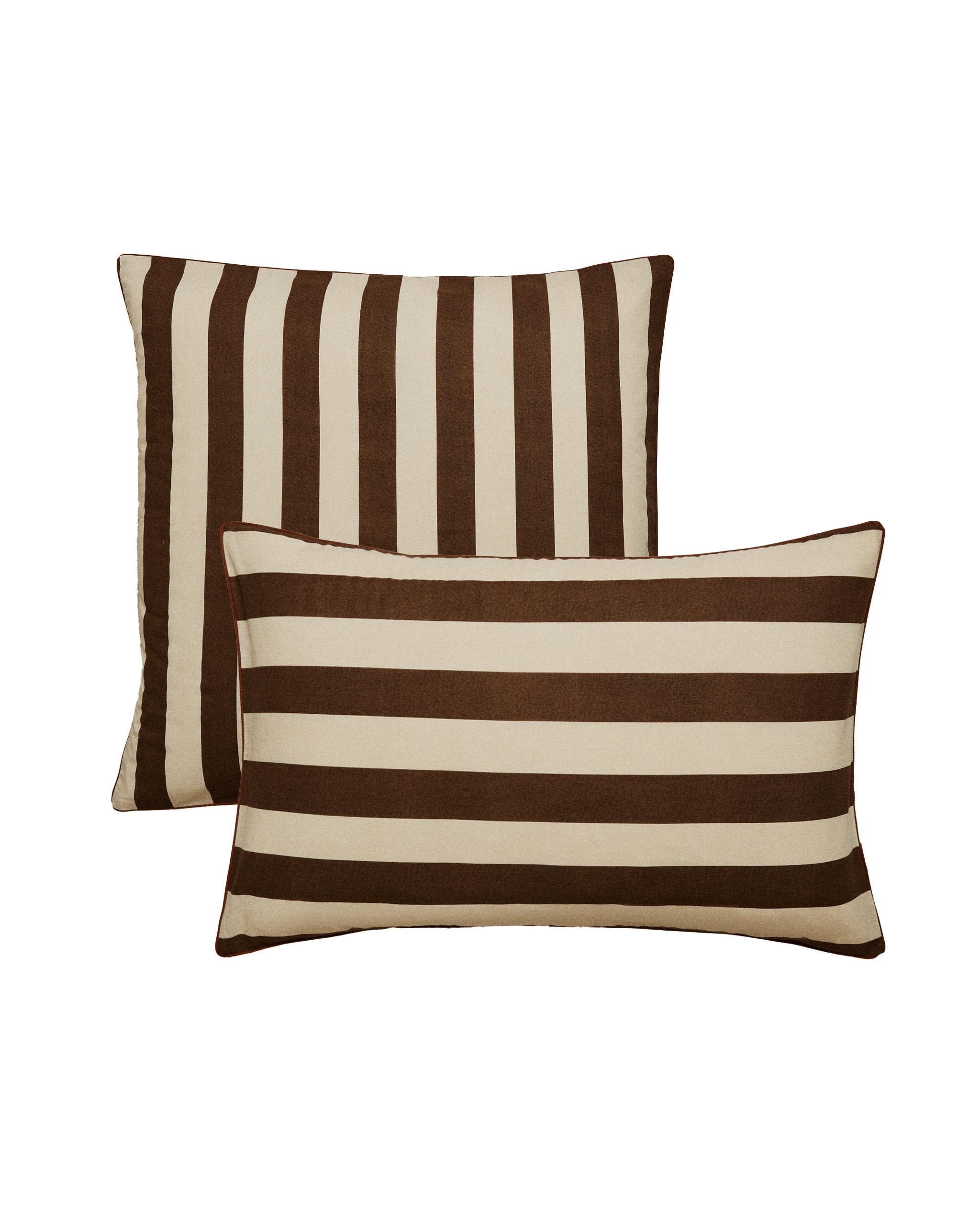 STRIPED WASHED COTTON PILLOWCASE product thumbnail 18