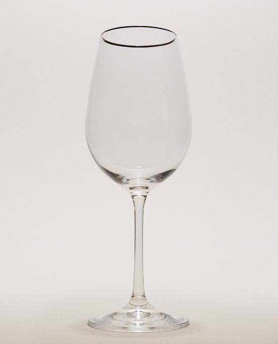 كوب كريستالاين بحافة فضية