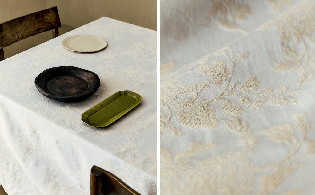 COTTON JACQUARD TABLECLOTH COTTON JACQUARD TABLECLOTH