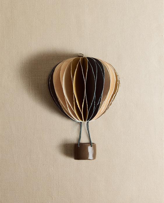 FARBIGER PAPIERBALLON WAND (12 CM)