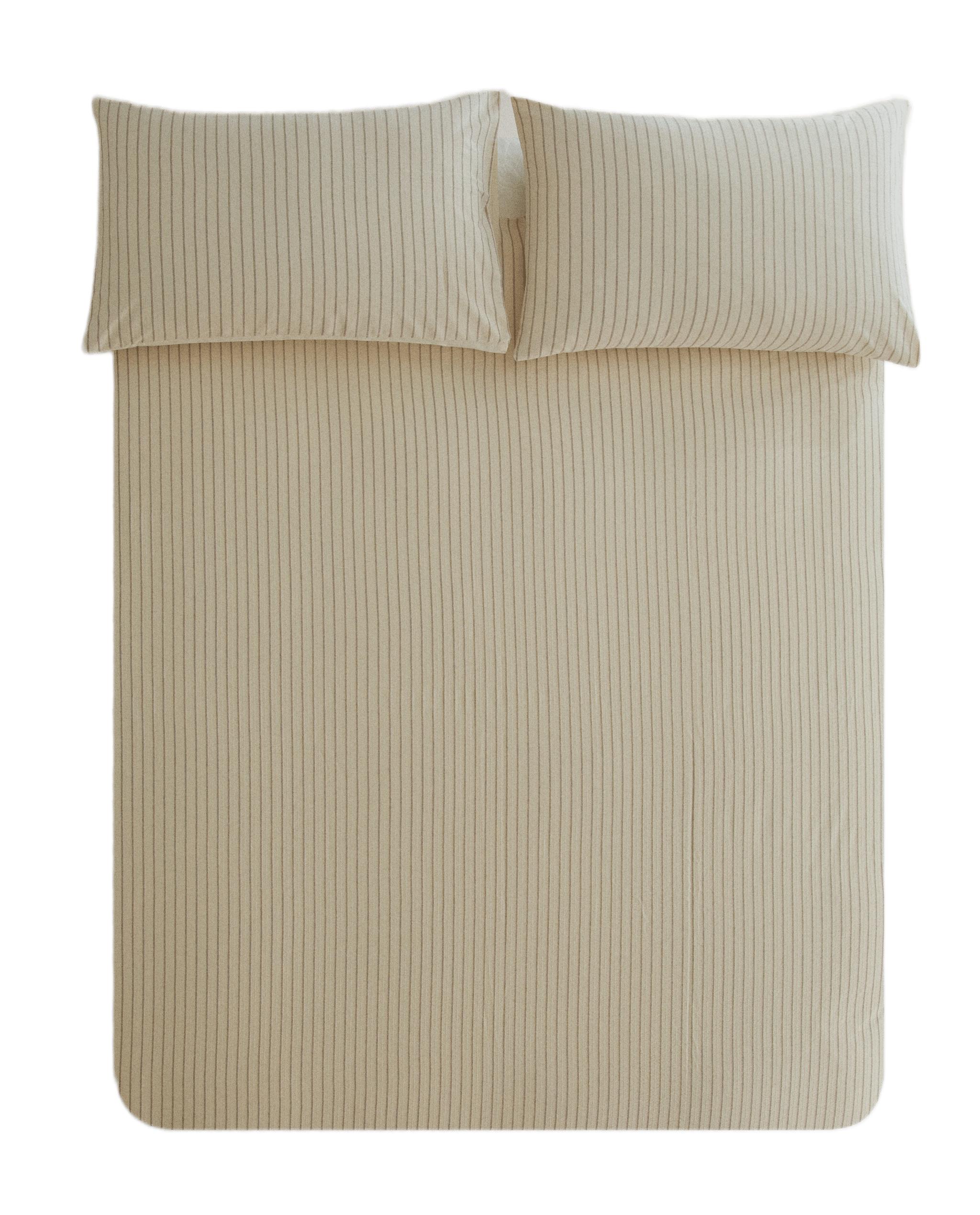 クリンクルコットンストライプ掛け布団カバー | Zara Home 日本/Japan