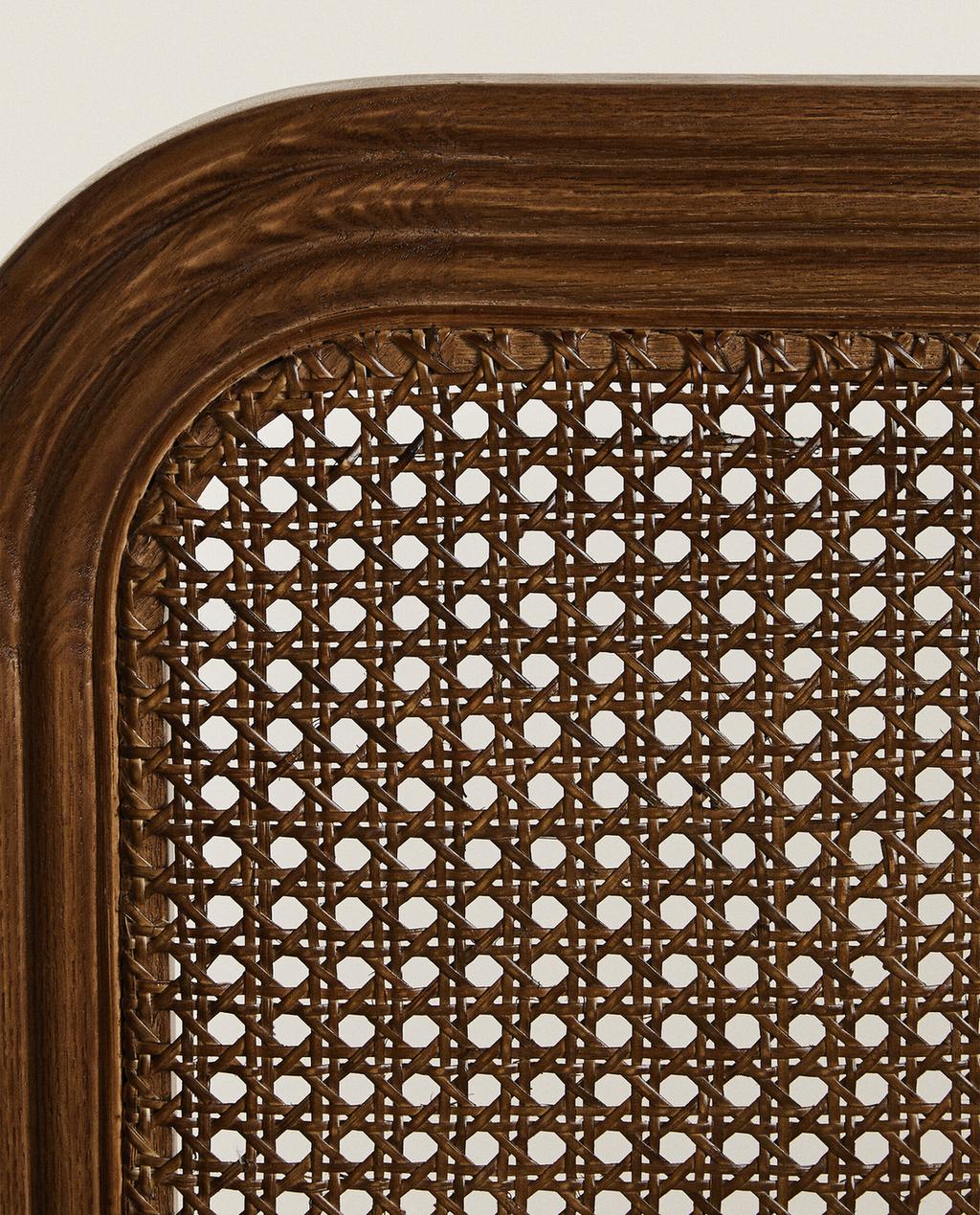 ASH AND RATTAN HEADBOARD