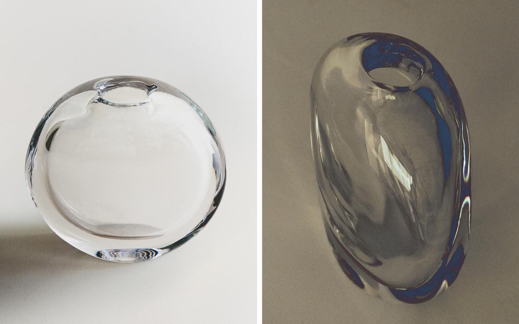 BUBBLE-EFFECT GLASS VASE BUBBLE-EFFECT GLASS VASE