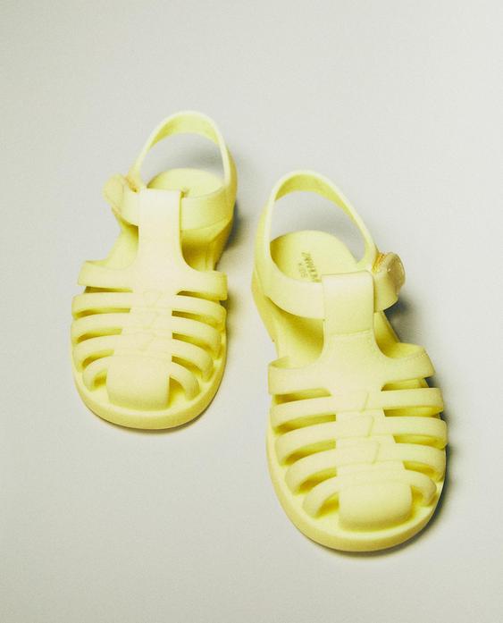 SANDALI GOMMATI FASCETTA STRAPPO