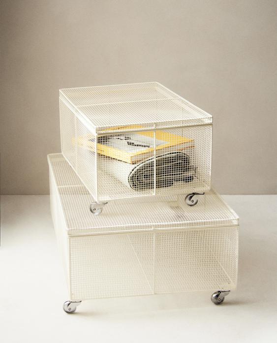 CESTA METAL RUEDAS