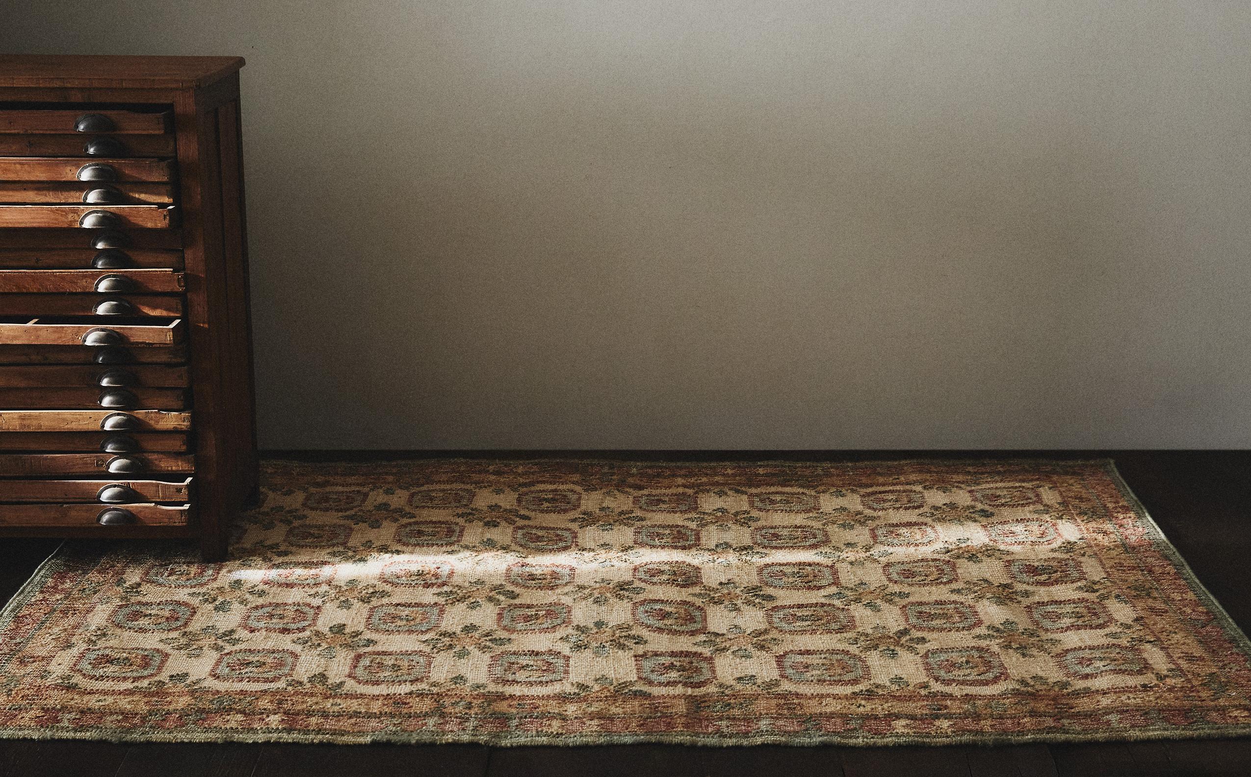 ZARA  BOHO ジュートラグ マット　籐　ラタン ZARA BOHO ジュートラグ マット 籐 ラタン RECTANGULAR JUTE AREA RUG