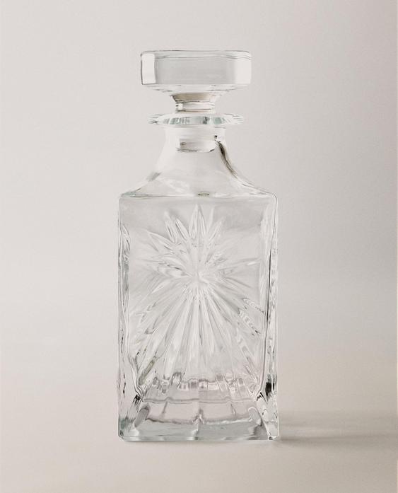 RÖLYEFLİ KRİSTAL ŞİŞE