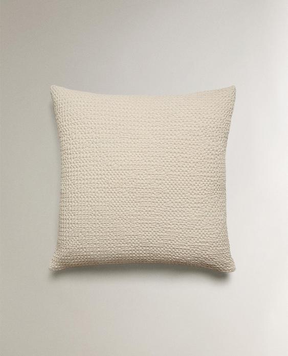와플 니트 쿠션 커버