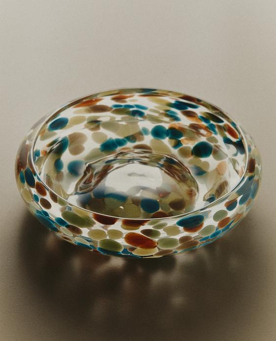 CENTRO DE MESA COM PONTOS COLORIDOS CENTRO DE MESA COM PONTOS COLORIDOS