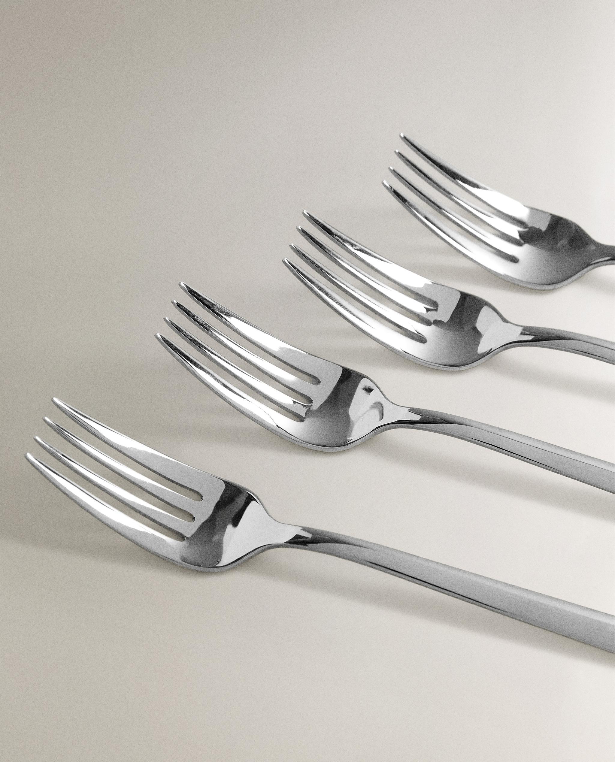 PACK OF SHINY STEEL FORKS (PACK OF 4) product thumbnail 2