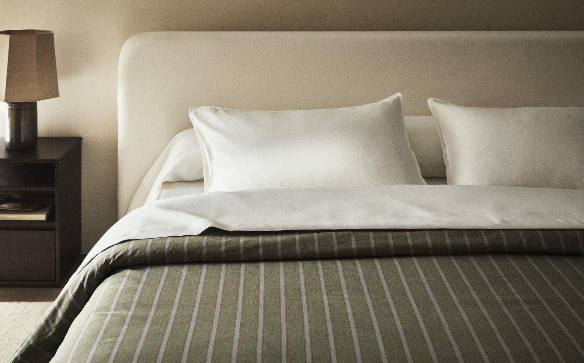 FUNDA NÓRDICA ALGODÓN PERCAL RAYAS (300 HILOS)