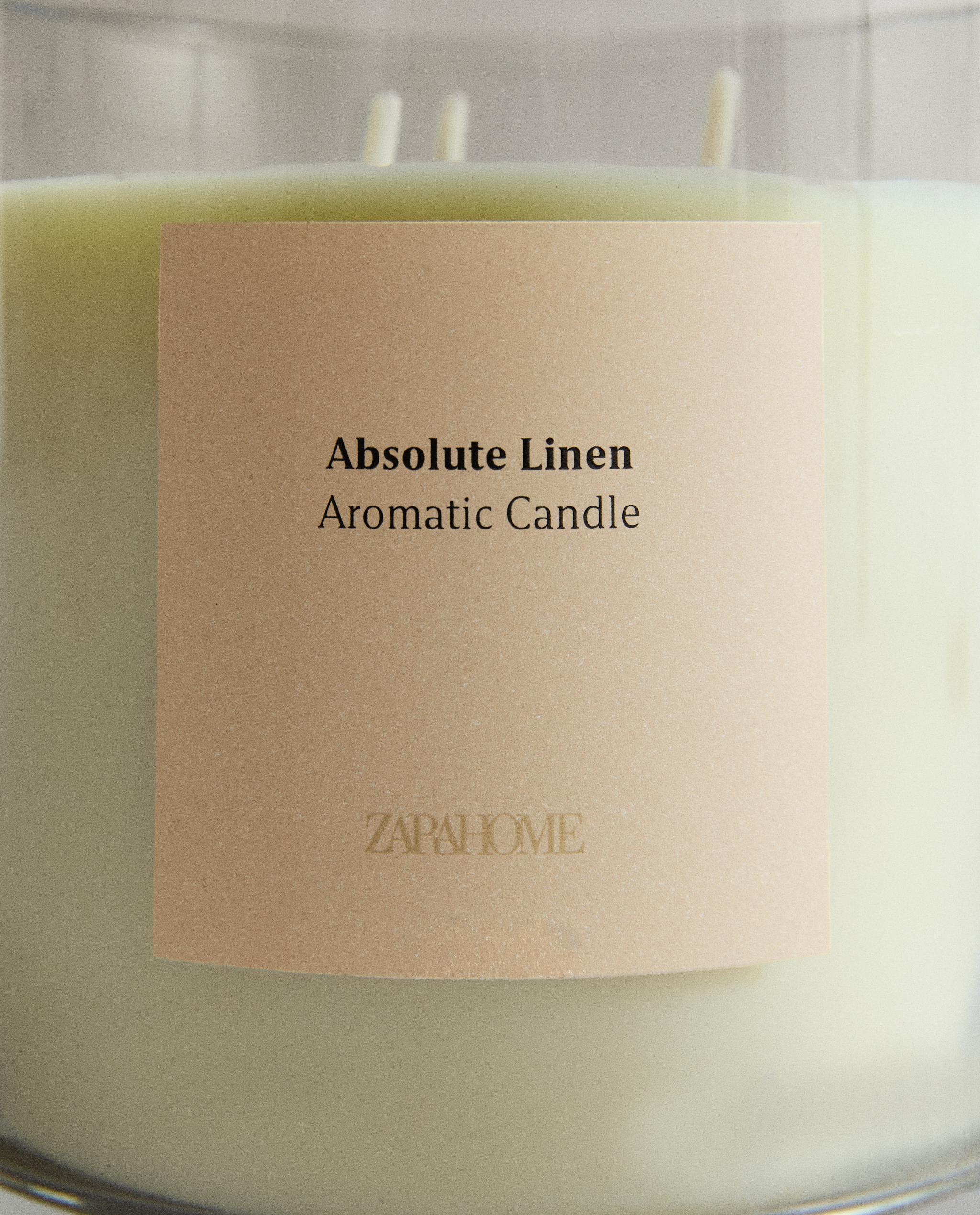 (620 G) ABSOLUTE LINEN SCENTED CANDLE product thumbnail 9