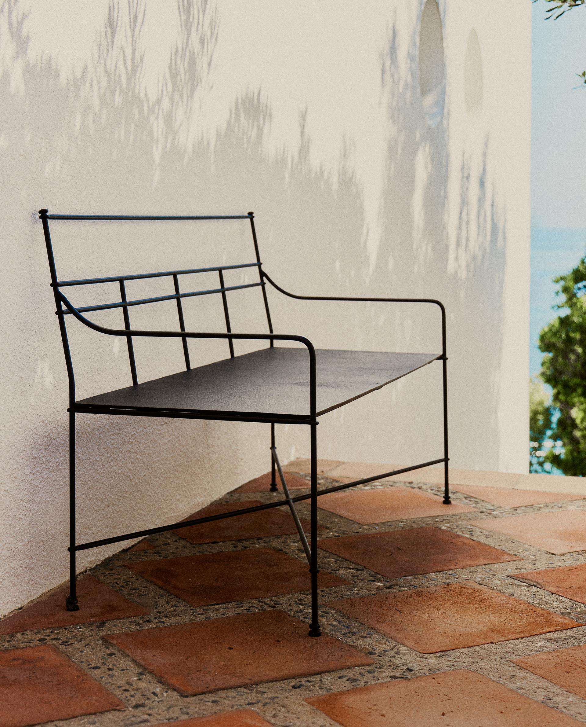 FORGED METAL BENCH AND CUSHIONS product thumbnail 11