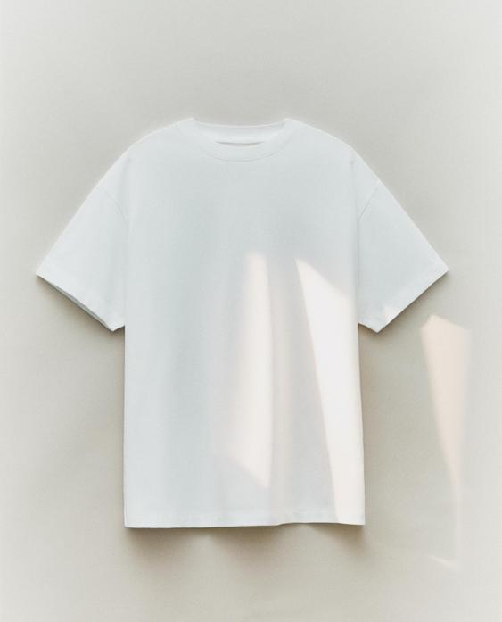 T-SHIRT MANCHES COURTES EN COTON