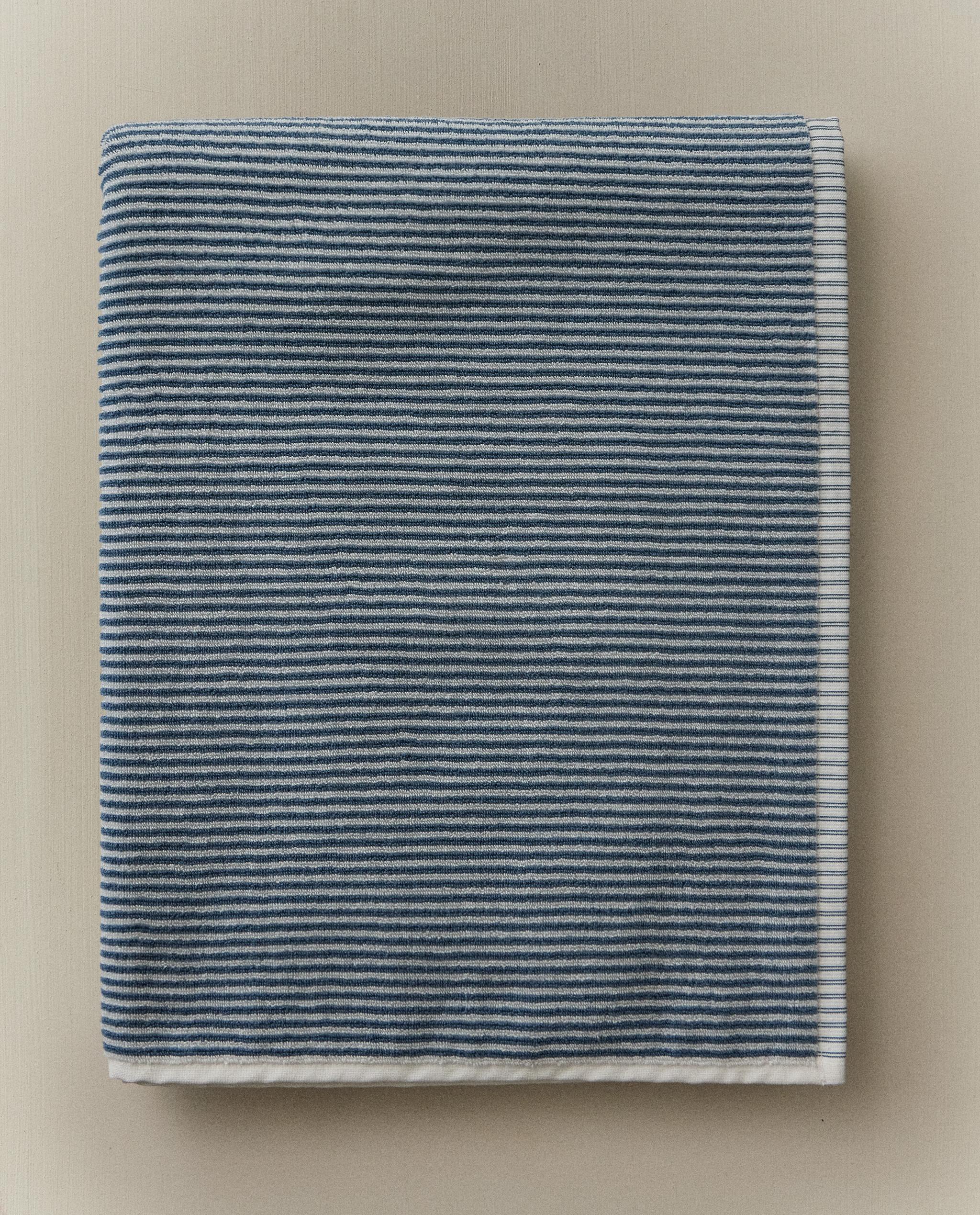 STRIPED COTTON BATH TOWEL product thumbnail 15